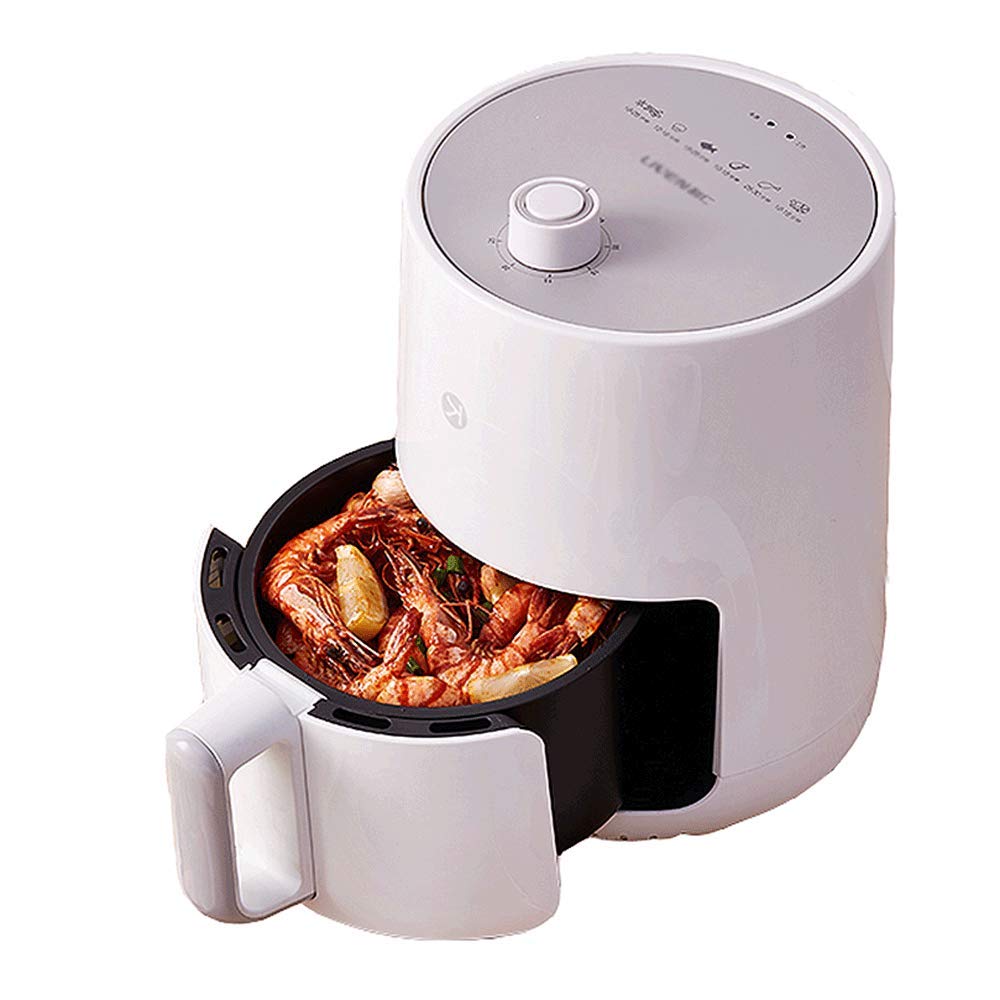 Mini Air Fryer 900W - Oil Free Healthy Fryer with Rapid Air Circulation, 1.5L Capacity & 30-Min Timer for Low Fat Cooking | Perfect for Small Kitchens, Dorms & Healthy Meal Prep