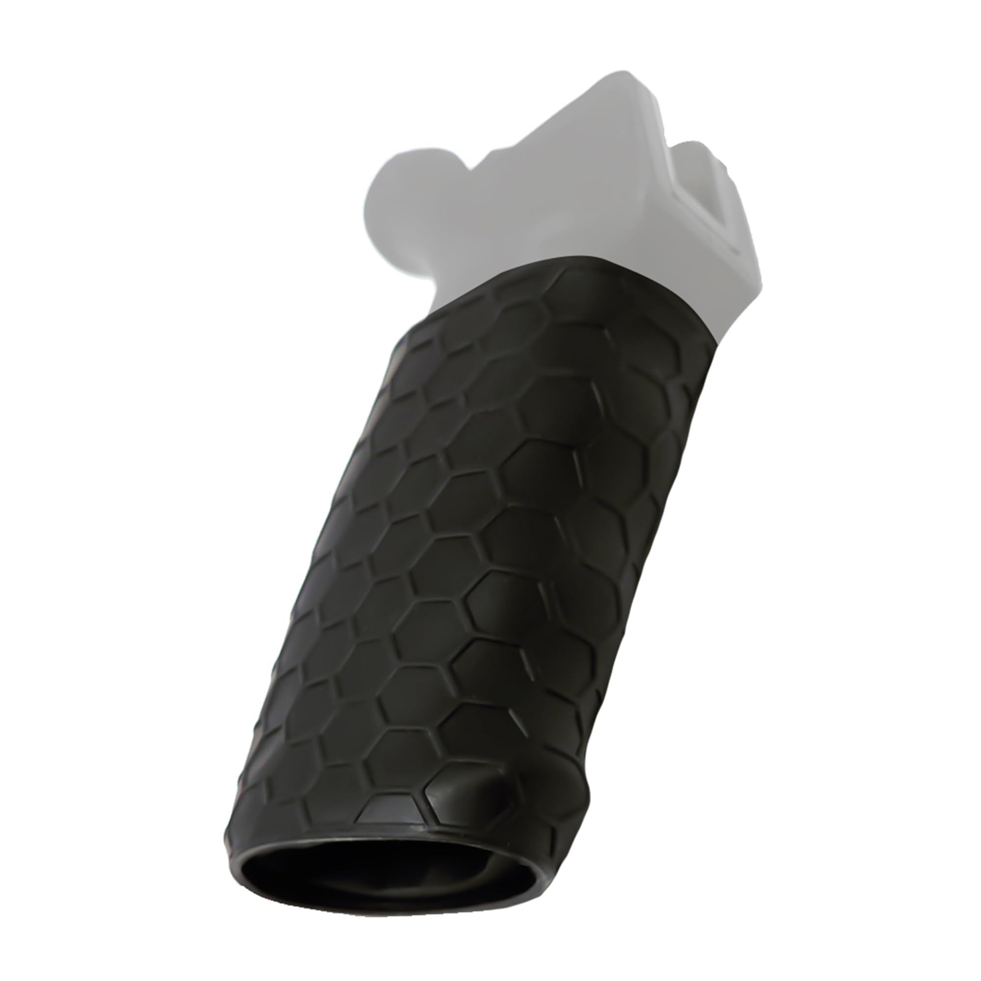 Universal Tactical Rubber Rifle Grip Sleeve - Non-Slip Hex Design for Full-Sized Rifles & Shotguns - Ergonomic Gun Grip Compatible with Most Rear Handles - Ideal for Hunting, Shooting Ranges & Tactical Training