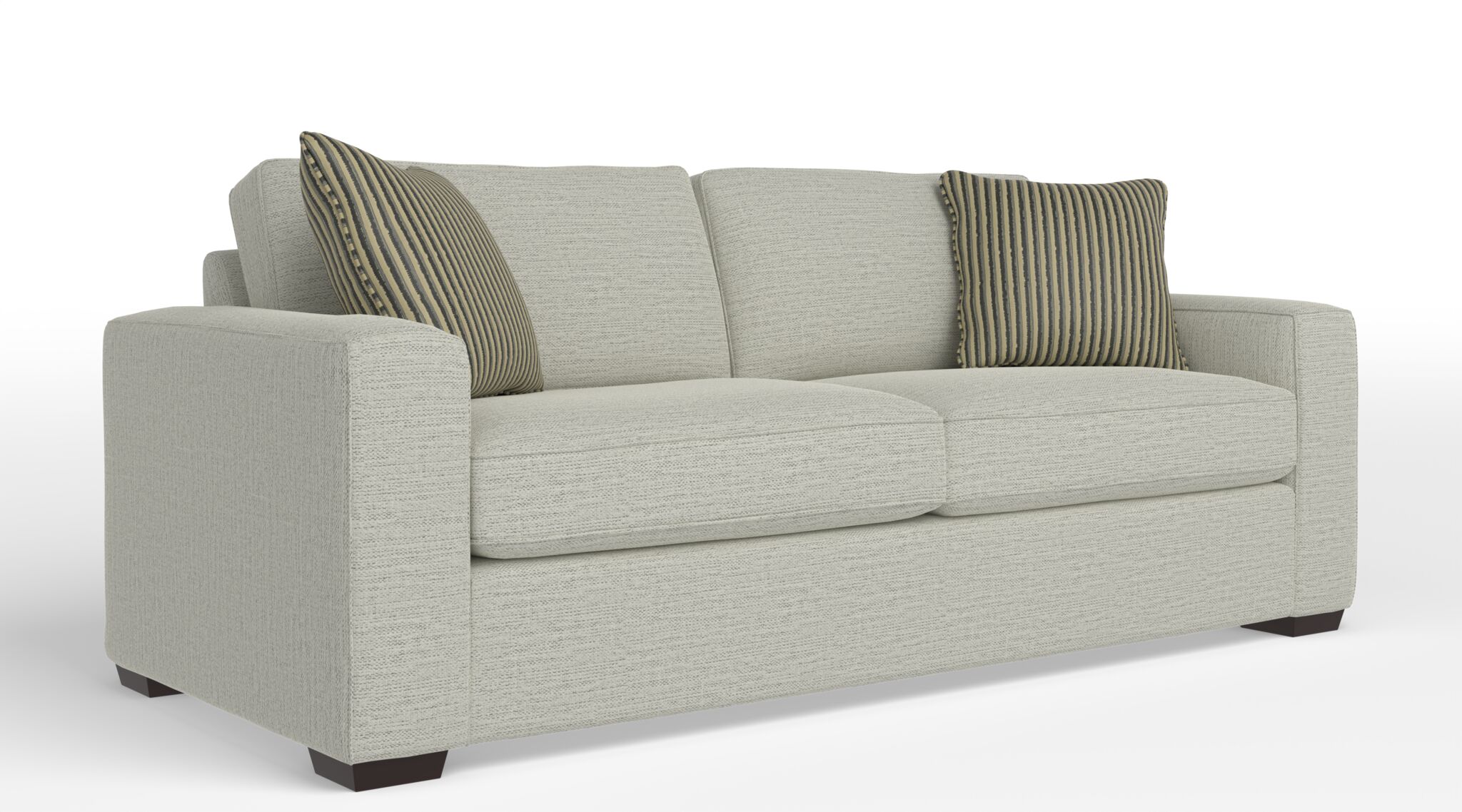 Celeste Sofa - Modern Light Grey Fabric Sofa for Living Room, Lounge & Home Decor | Comfortable & Stylish Furniture for Small Spaces