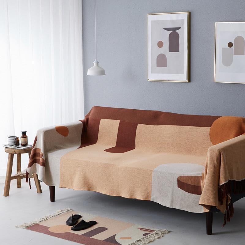 Bohemian Aden Tapestry Throw Blanket - Soft Woven Cotton Decorative Bedspread for Bedroom, Couch & Outdoor Picnics - Lightweight Cozy Throw for Sofa, Dorm & Camping
