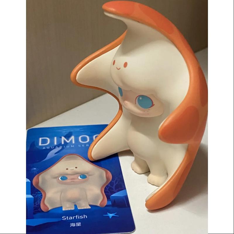 DIMOO Aquarium Series STARFISH Collectible Figure - Cute Ocean Animal Decor for Home, Office & Fish Tank Display