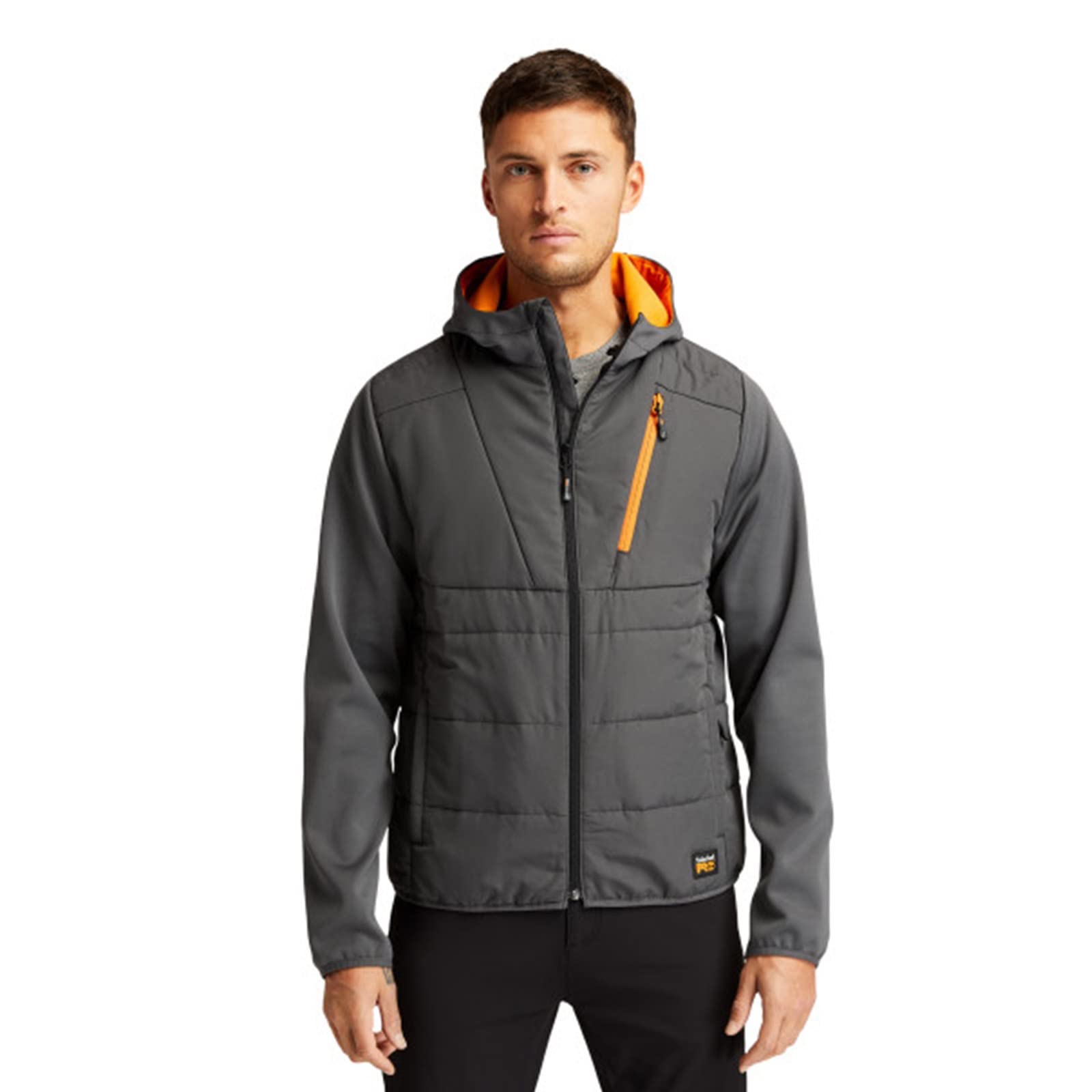 Timberland PRO Men's Deadbolt Hybrid Midlayer Jacket - Waterproof, Insulated Workwear for Construction & Outdoor Activities | Perfect for Cold Weather & Heavy Duty Jobs