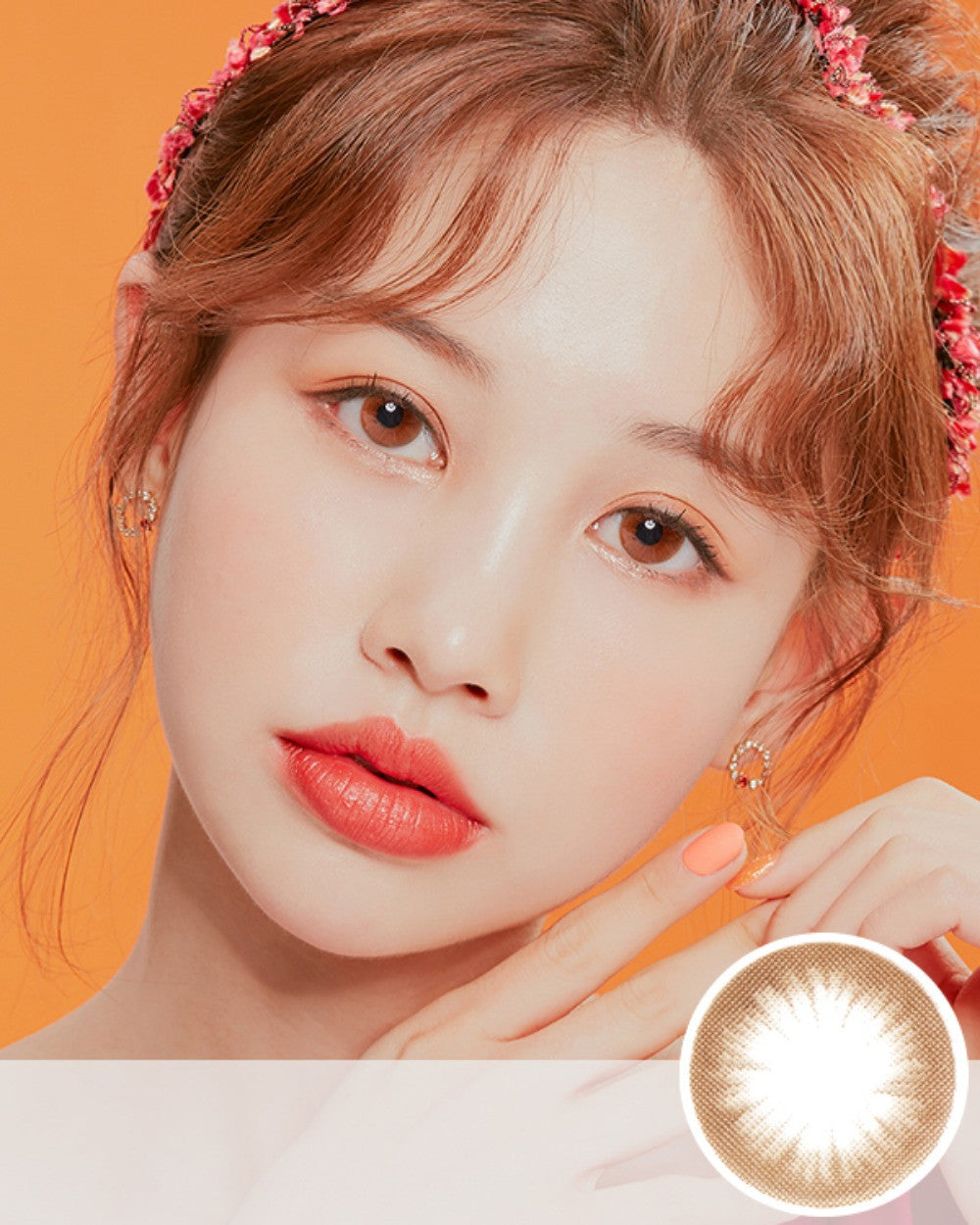 Artric 1-Day Colored Contact Lenses (6 Pack) - Natural Brown for Daily Wear | Enhance Your Look for Parties, Cosplay & Special Events