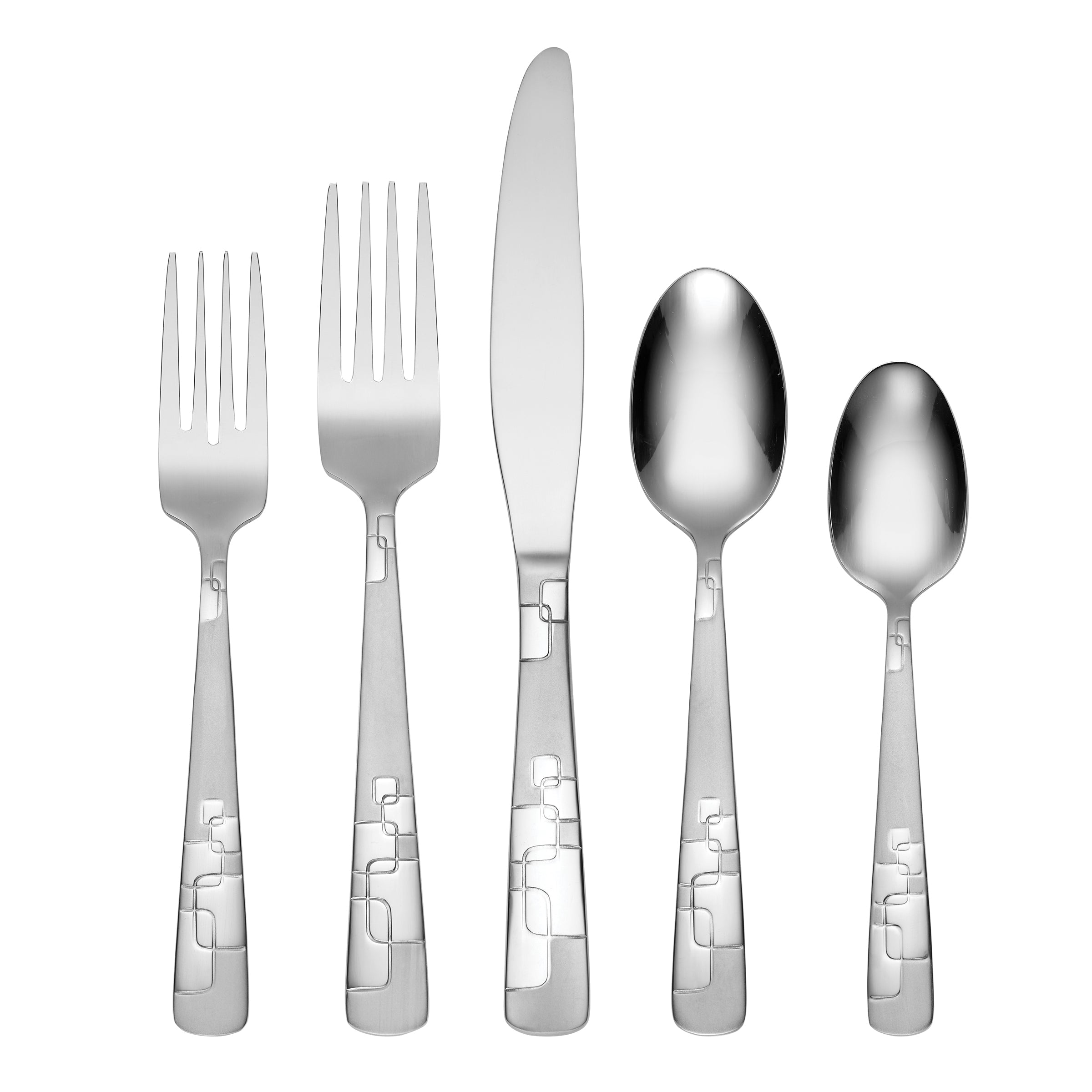 20-Piece Stainless Steel Flatware Set - Elegant Silverware for Dining, Kitchen & Entertaining - Durable & Dishwasher Safe Cutlery Set for Home, Restaurant & Party Use