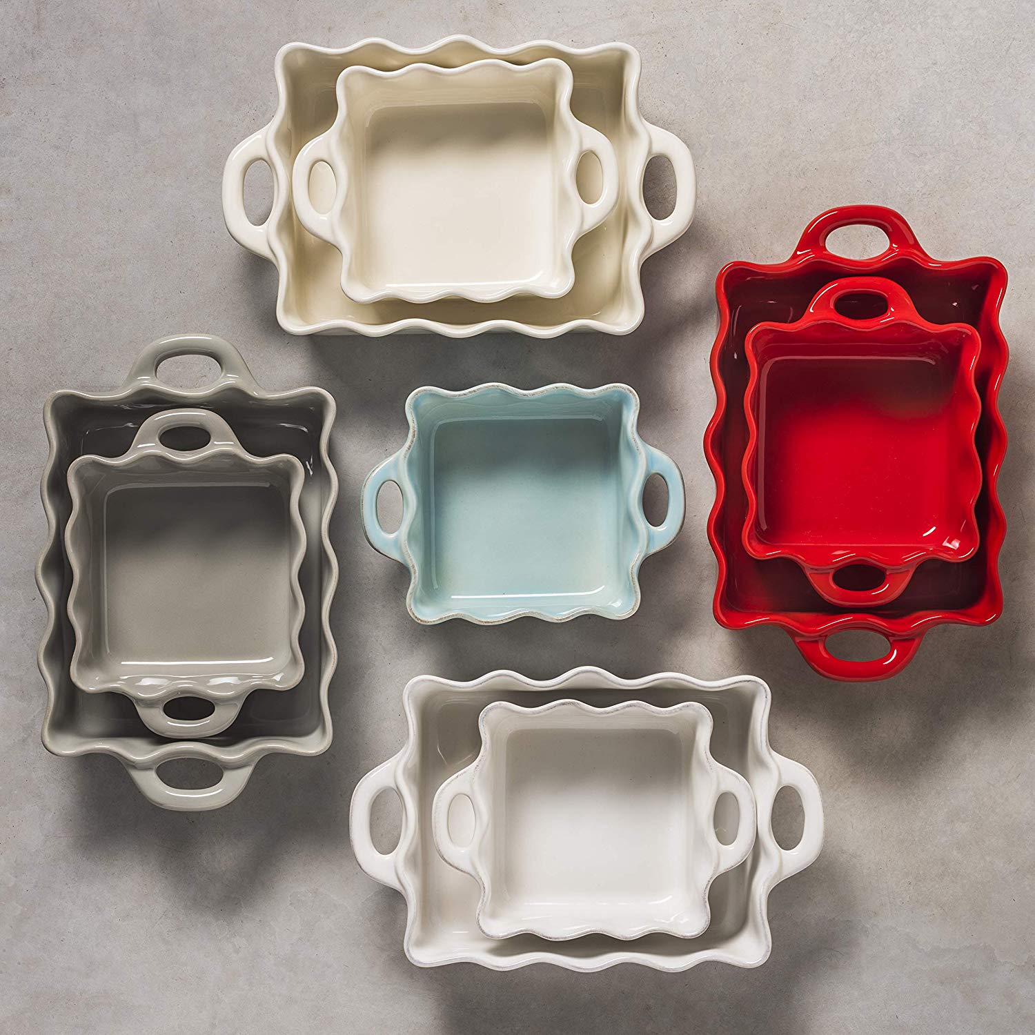 Casafina Stoneware Ceramic Rectangular Baking Dish - 11x8.5 Inch Medium Casserole Pan for Cooking, Serving & Entertaining - Oven, Microwave & Dishwasher Safe - Perfect for Lasagna, Casseroles & Dinner Parties (White)