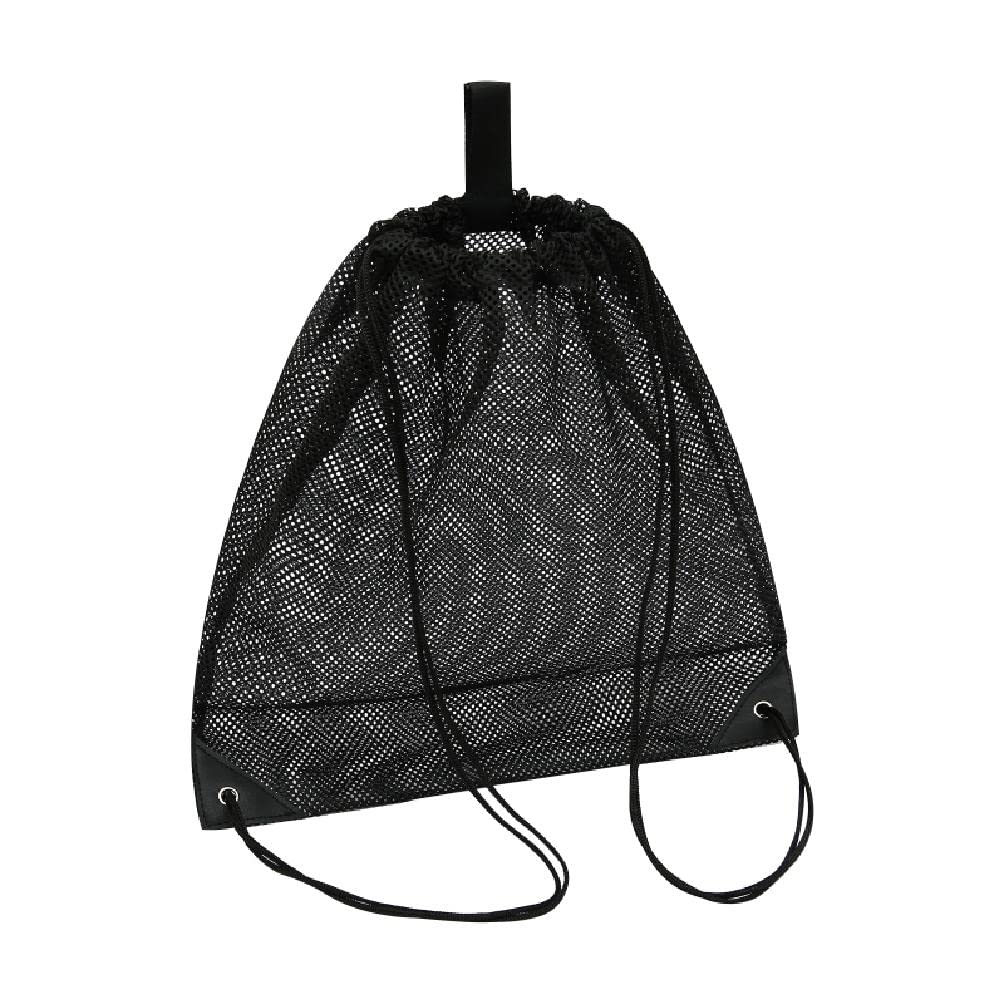 Portable Basketball Mesh Bag - Waterproof Sports Storage Backpack for Basketball, Soccer, Football & Volleyball - Durable Drawstring Rustproof Design - Perfect for Outdoor Games, Travel & Gym Use