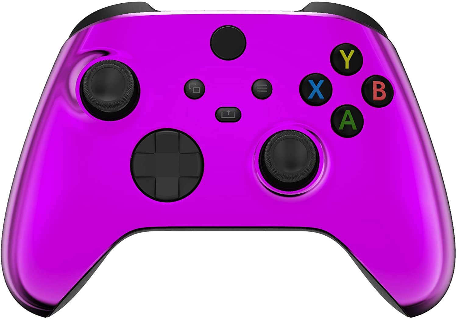 Custom Wireless Xbox Controller for Microsoft Xbox Series X/S & Xbox One - Soft Touch Grip - Purple Chrome Edition - Perfect for Gaming, Streaming & Competitive Play
