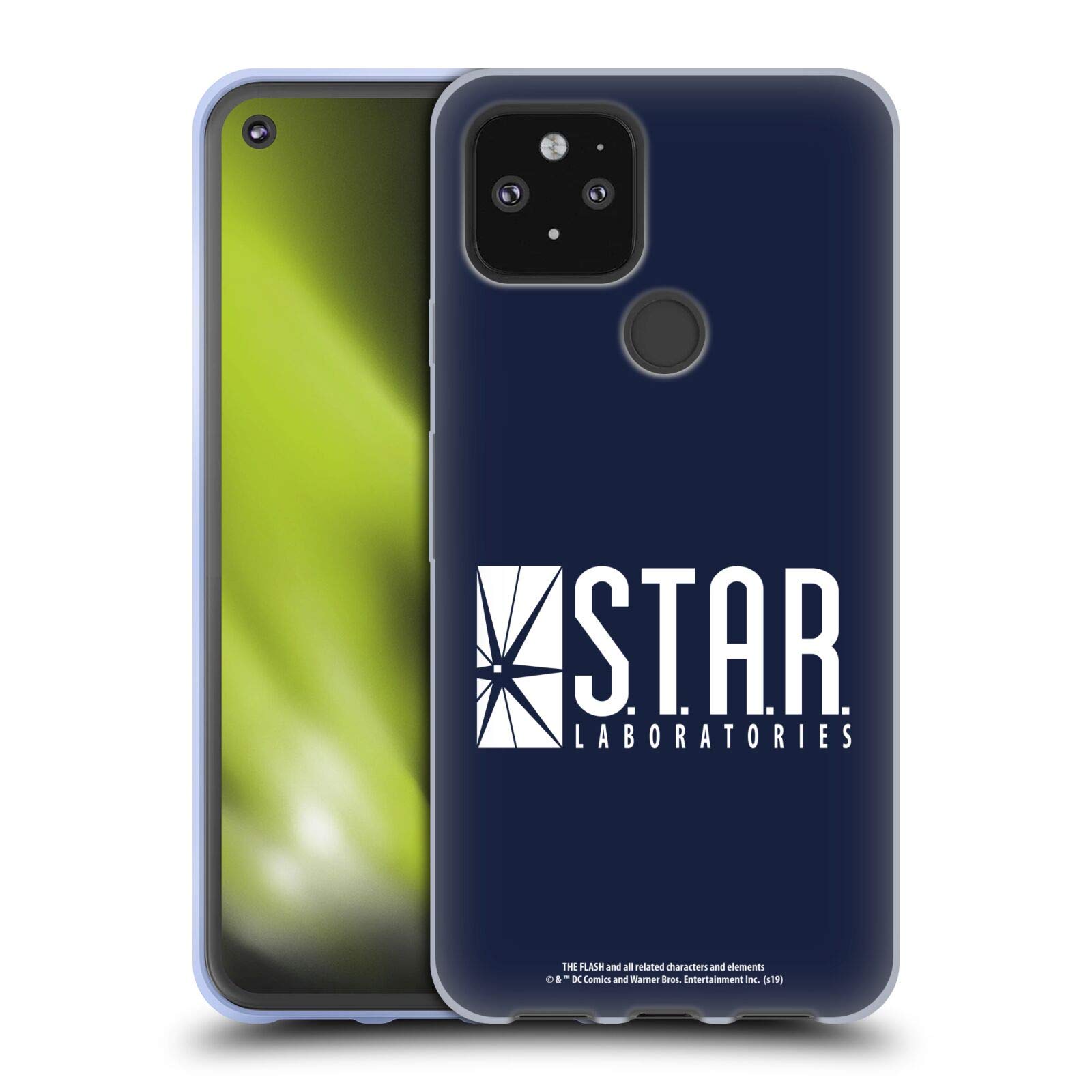Head Case Designs Officially Licensed The Flash TV Series Star Labs Logos Soft Gel Case for Google Pixel 5 5G - Durable Protection for Everyday Use