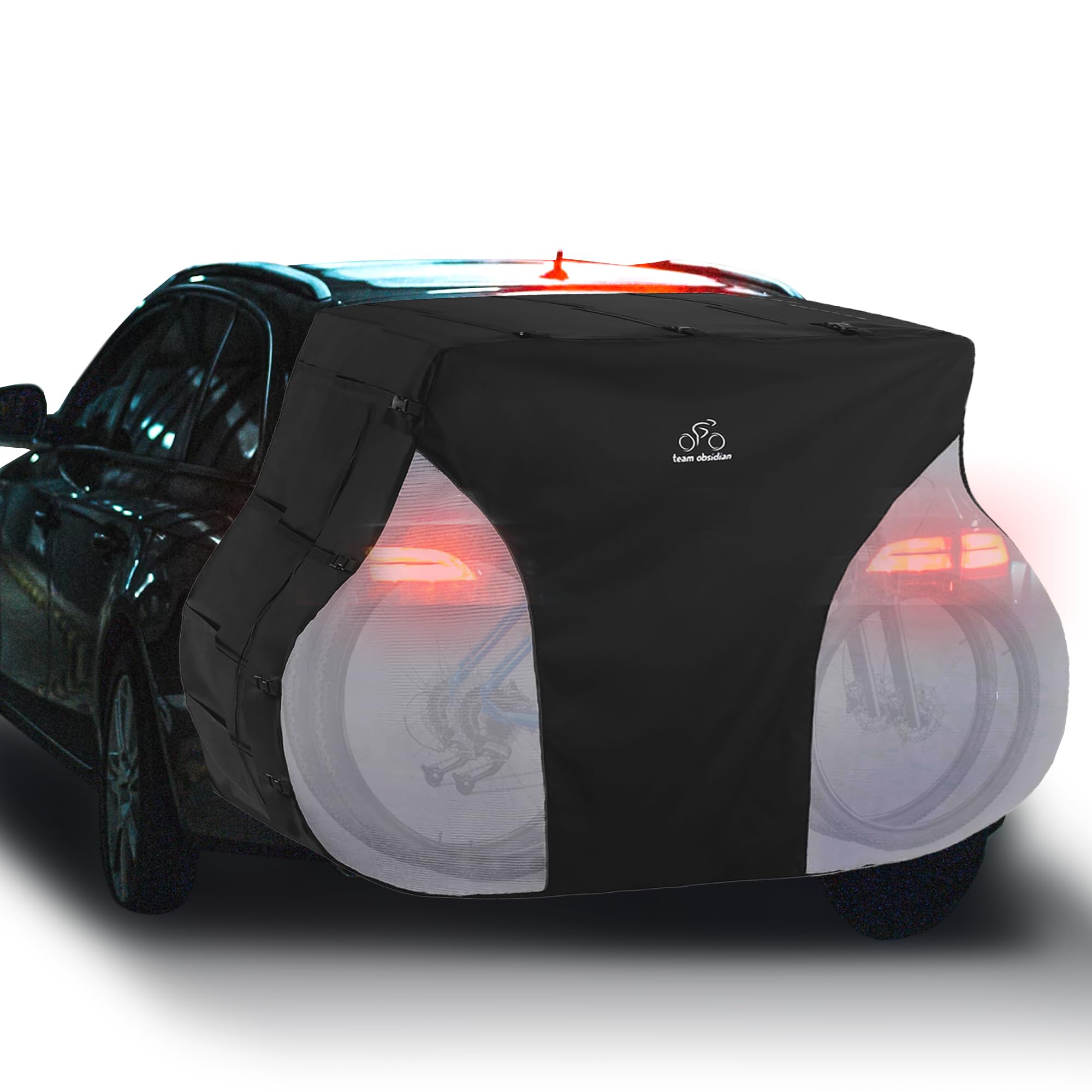 Heavy Duty Waterproof Bike Cover for 3 Bicycles - XX-Large Outdoor Storage & Travel Protection - 210D/300D/600D Material - Perfect for E-Bikes, Mountain Bikes & Road Bikes - Ideal for Garage Storage, Camping & Long-Distance Travel