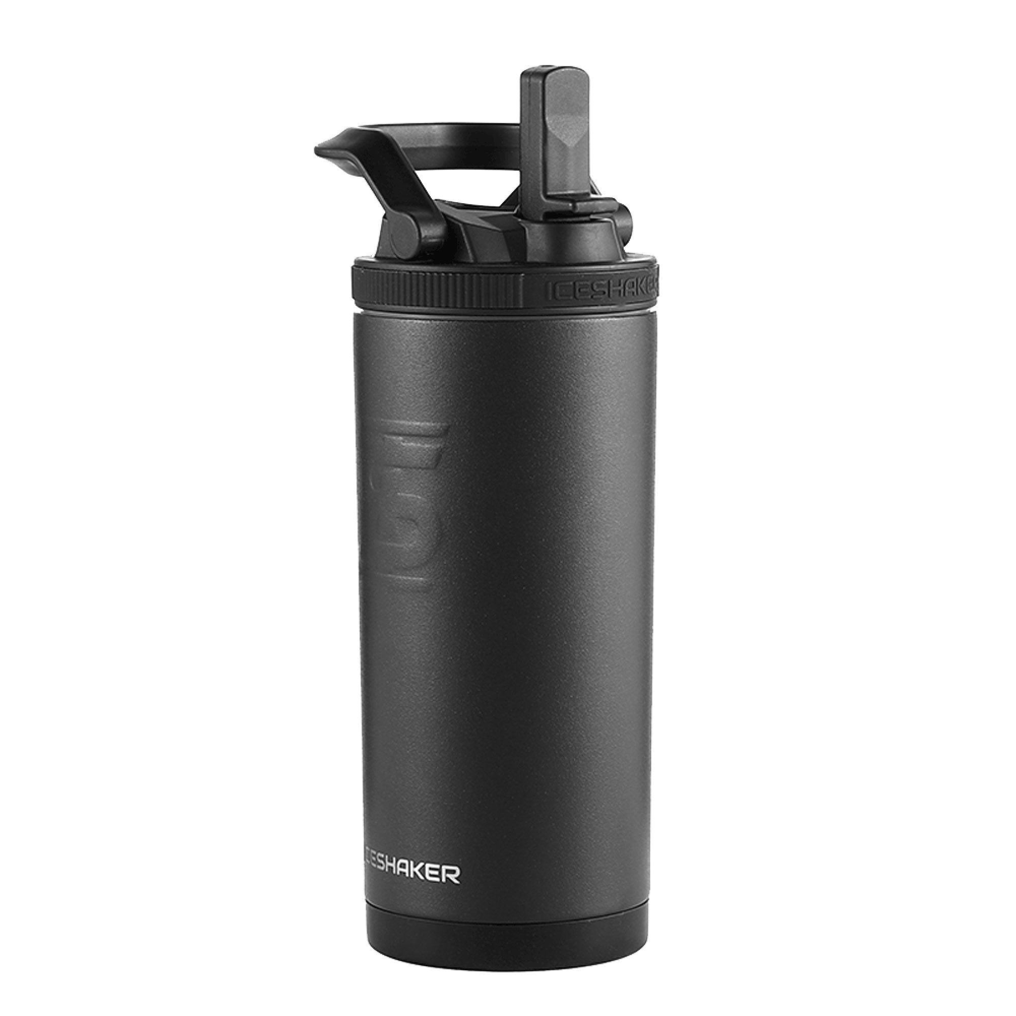 14oz Sport Water Bottle - Black | Leak-Proof & Durable for Gym, Hiking & Outdoor Activities