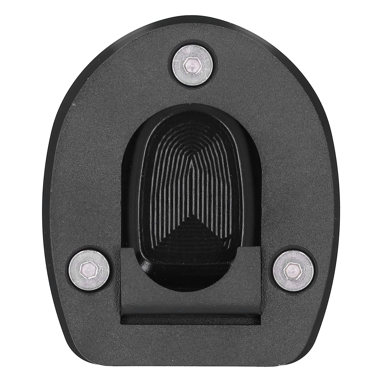 Tbest Motorcycle Kickstand Pad - Universal Side Stand Enlarger Plate for Vespa GTS 250/300 (2013-2019 Models) - Black - Prevents Sinking on Hot Pavement & Soft Ground