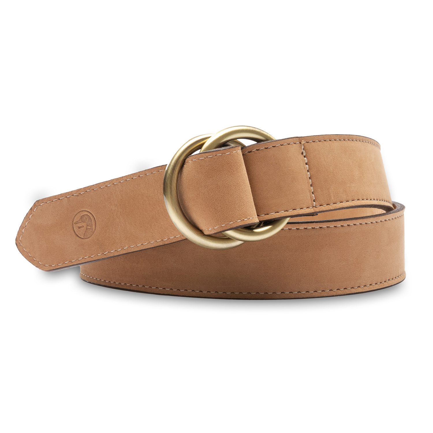 Genuine Suede O-Ring Belt for Women & Men - Stylish & Adjustable Waist Belt - Perfect for Jeans, Dresses & Casual Outfits