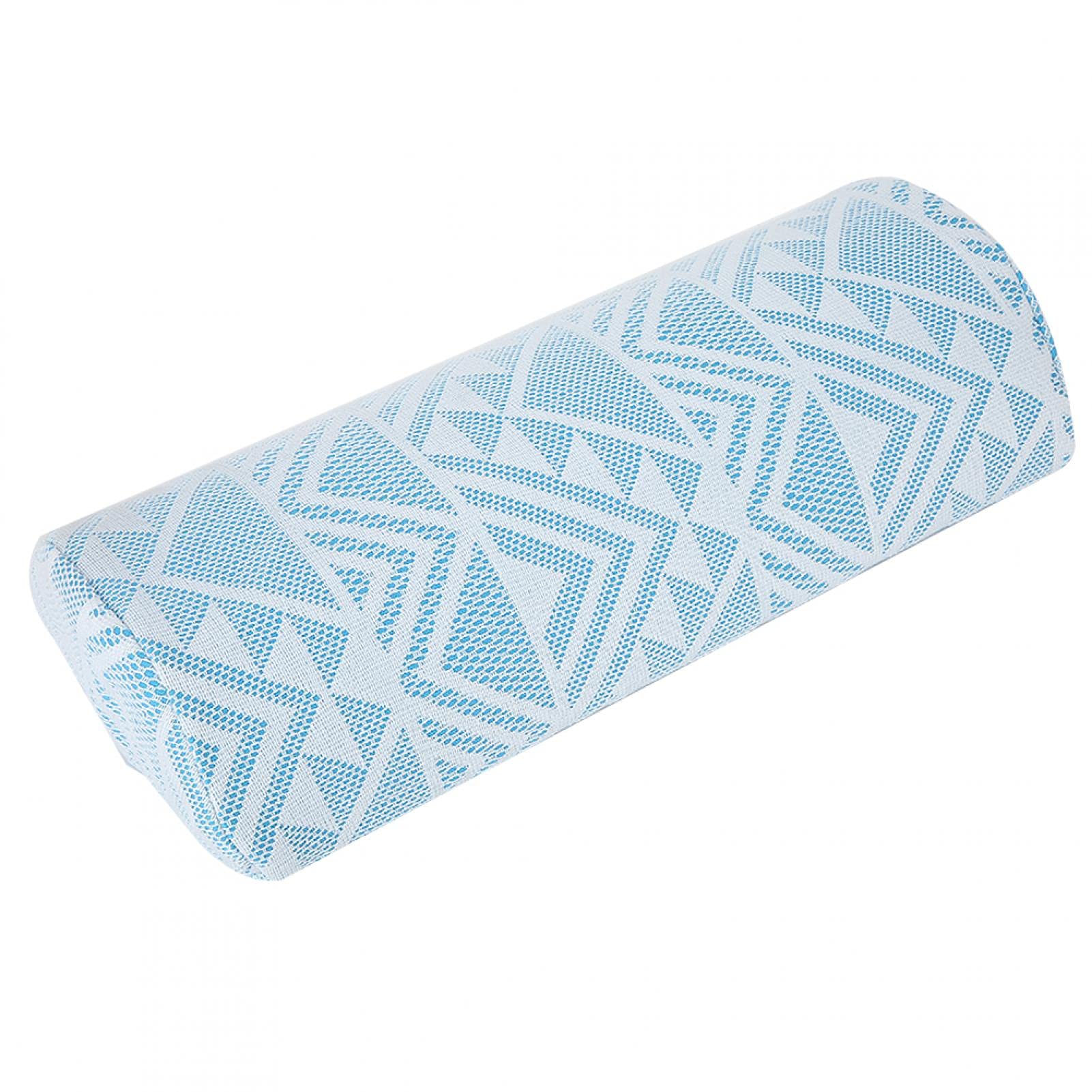 Soft Detachable Washable Nail Pillow Hand Rest for Manicures – Comfortable Nail Art Arm Support with Blue Cover – Perfect for Salon, Home Nail Care & DIY Gel Polish Application