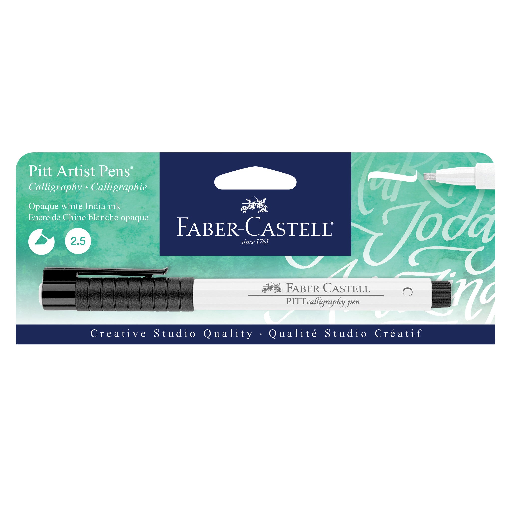 Pitt Artist Pen White #101 - Premium Calligraphy Pen for Artists & Illustrators - Perfect for Sketching, Lettering & Fine Art Details