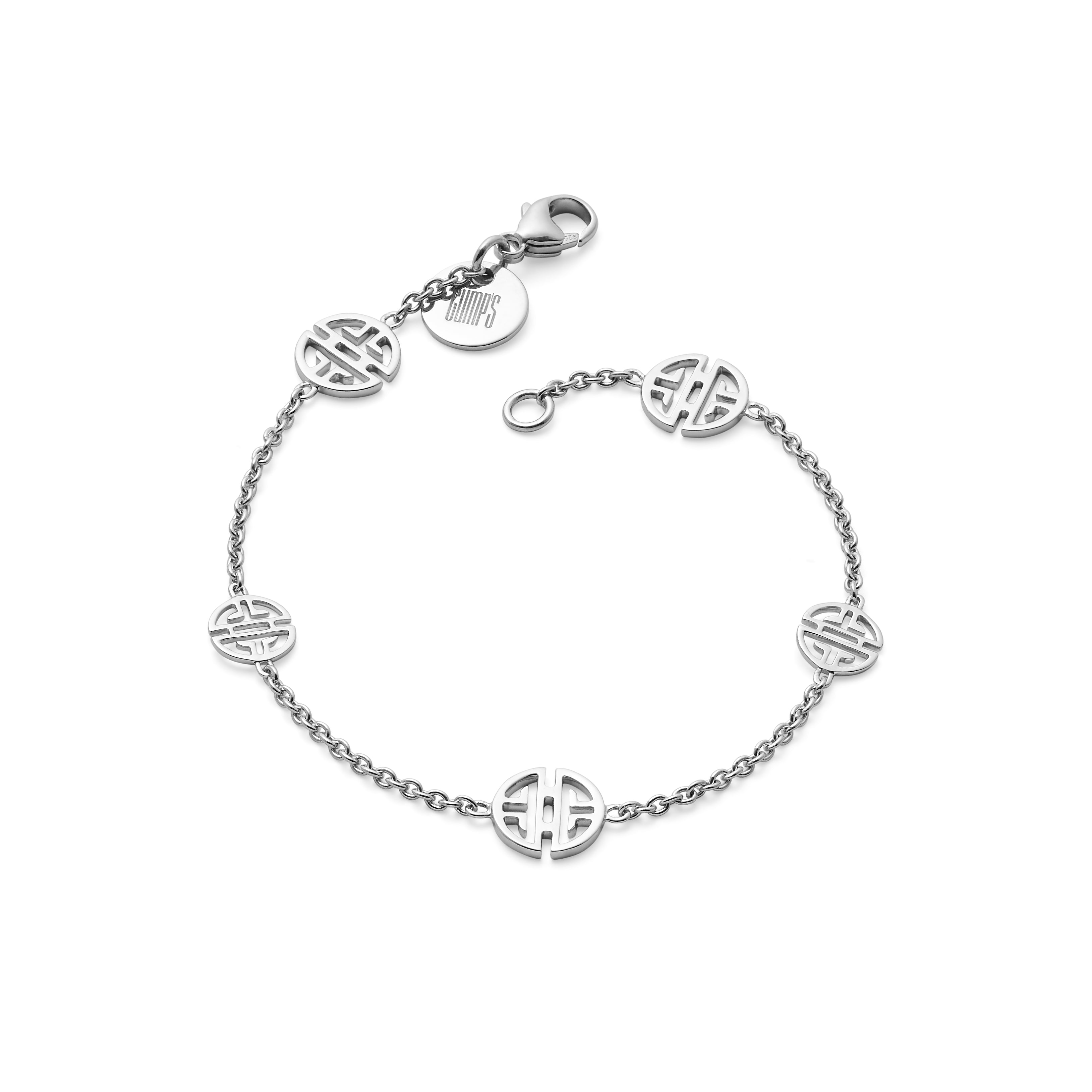 Elegant Silver Shou Station Bracelet for Women - Delicate & Stylish Jewelry for Everyday Wear, Gifts & Special Occasions