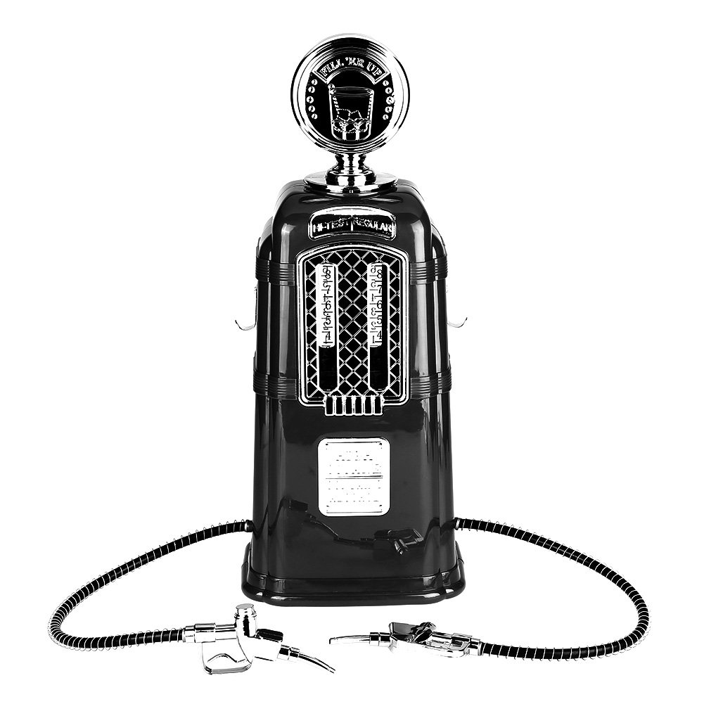 1000cc Double Guns Liquor Pump for Bar, Gas Station & Home Use - Black