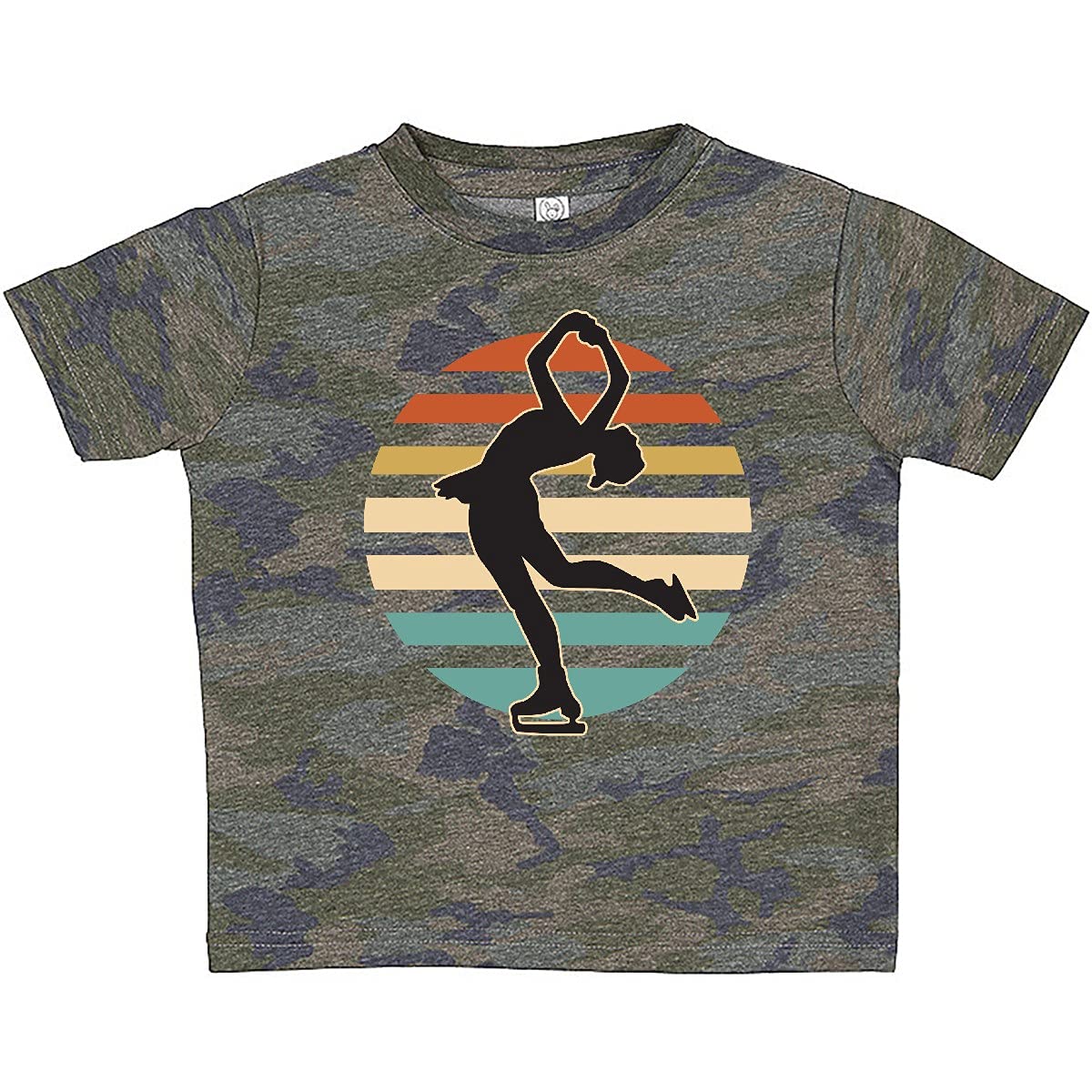 Inktastic Ice Skating & Dancing Baby T-Shirt - Cute Graphic Tee for Toddlers - Perfect for Winter Sports, Ice Rink Outings & Dance Classes