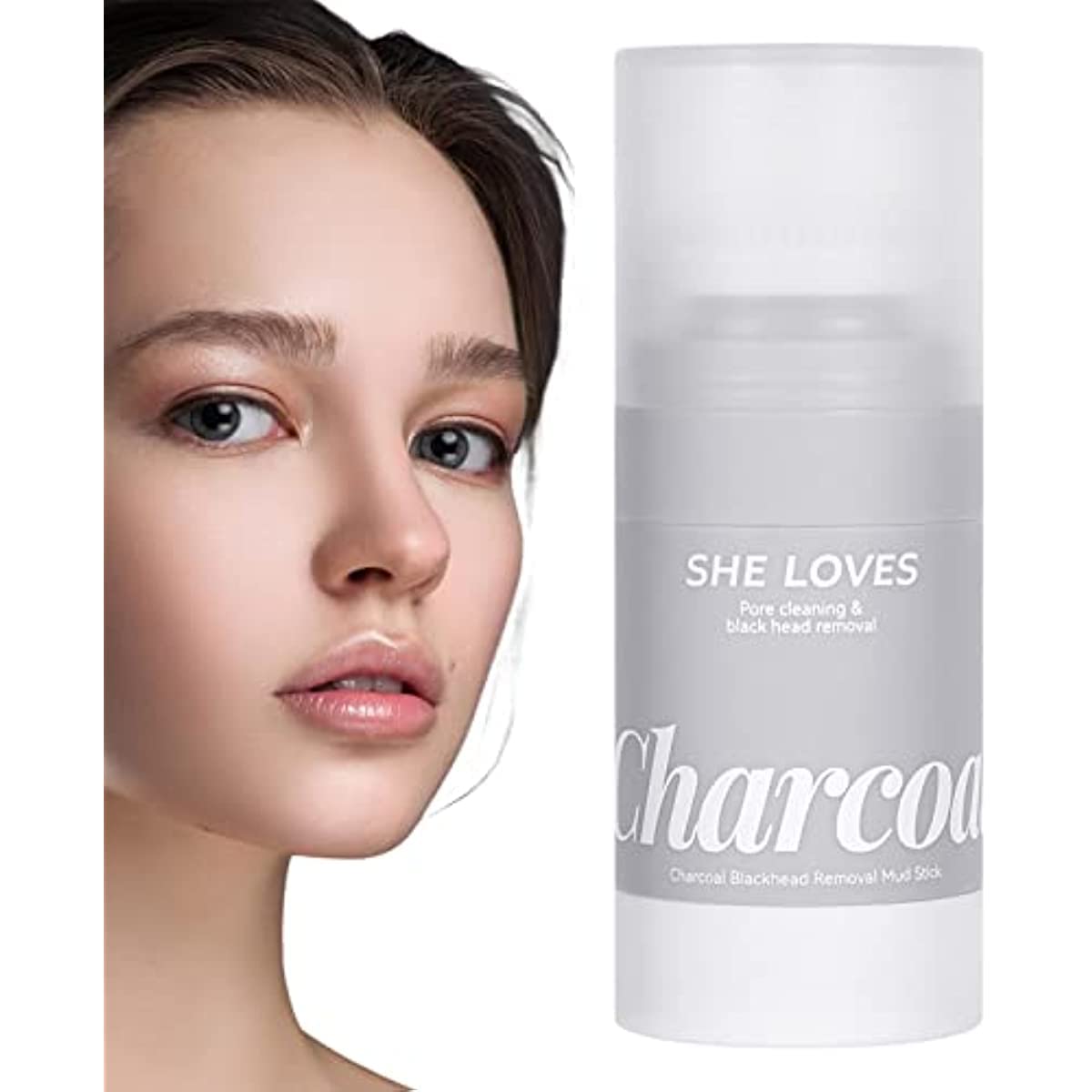Activated Carbon & Purifying Clay Cleansing Stick for Face - Oil Control, Blackhead Removal, Pore Minimizer for Men & Women | Deep Cleansing for Acne-Prone & Oily Skin