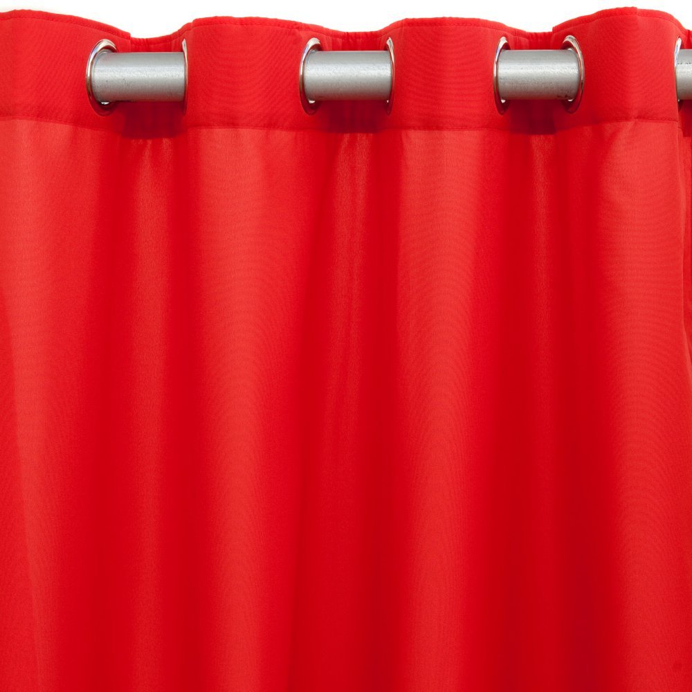 Jordan Manufacturing Outdoor Curtain Panel - Sun Shade Privacy Screen for Patio, Deck, Pool - Waterproof UV Resistant Fabric - Perfect for Backyard, Garden, Balcony