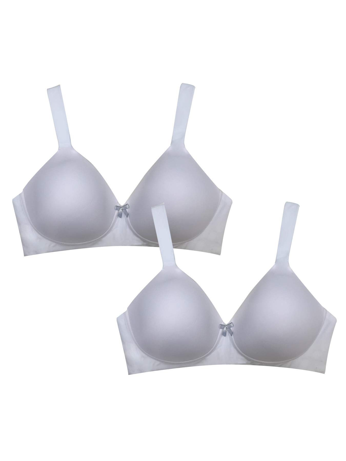 LEADING LADY The Brigitte Classic T-Shirt Underwire Bra - Padded Bras for Women with Comfortable Support - Plus Size Wireless T-Shirt Bras for Everyday Wear & Workout