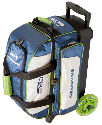 NFL Seattle Seahawks Double Roller Travel Bag - Durable Sports Duffel for Football Games, Gym & Weekend Trips