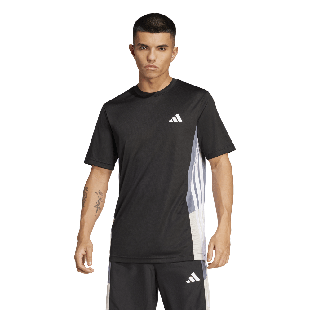 adidas Train Essentials Seasonal Colorblock Men's T-Shirt - Comfortable Athletic Tee for Workout, Gym & Casual Wear