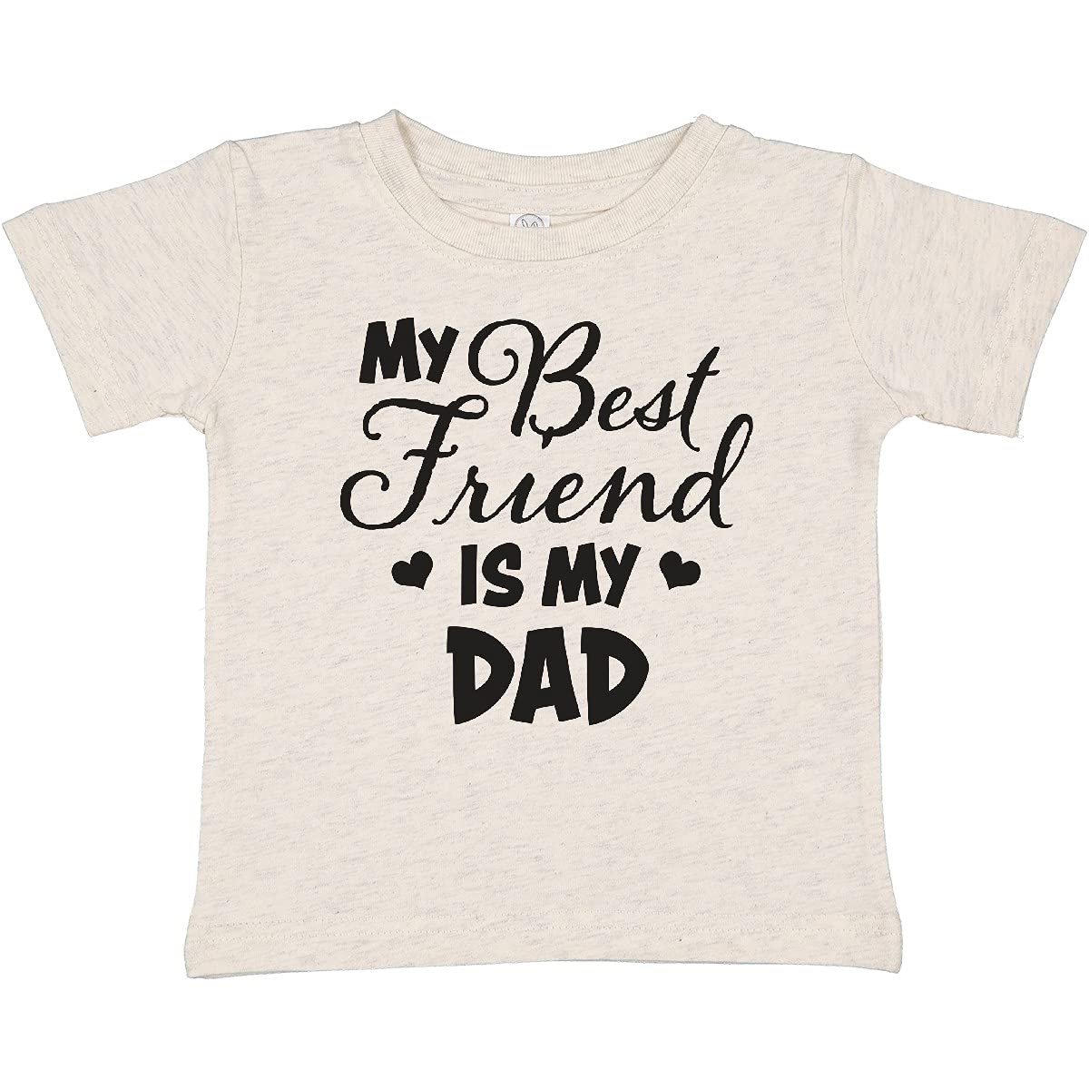 My Best Friend is My Dad with Hearts Baby T-Shirt - Perfect for Father's Day, Birthday Gifts & Family Photos