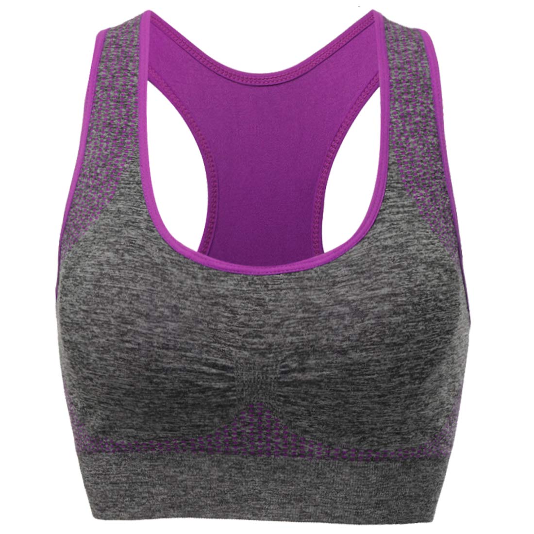 TOBWIZU Women's Medium Support Sports Bras with Pocket - Yoga, Gym & Activewear for Running, Workout & Fitness Training
