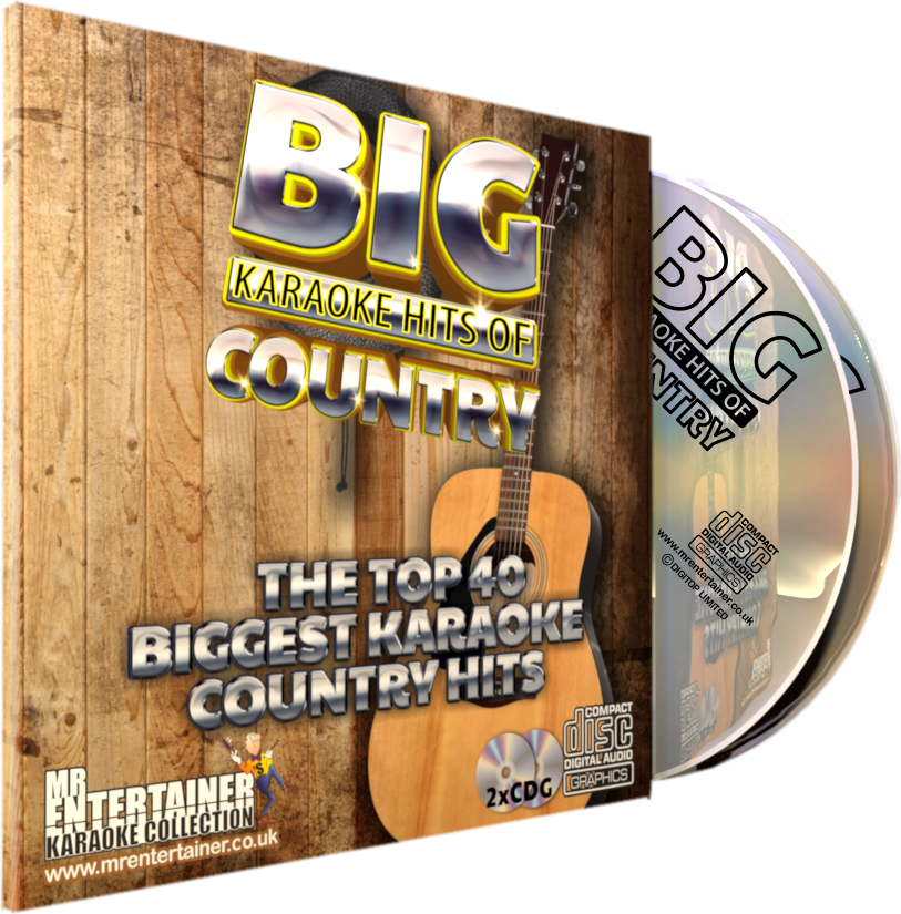 Mr Entertainer Big Karaoke Hits of Country - Best Country Karaoke Songs for Parties, Home Entertainment & Singing Fun