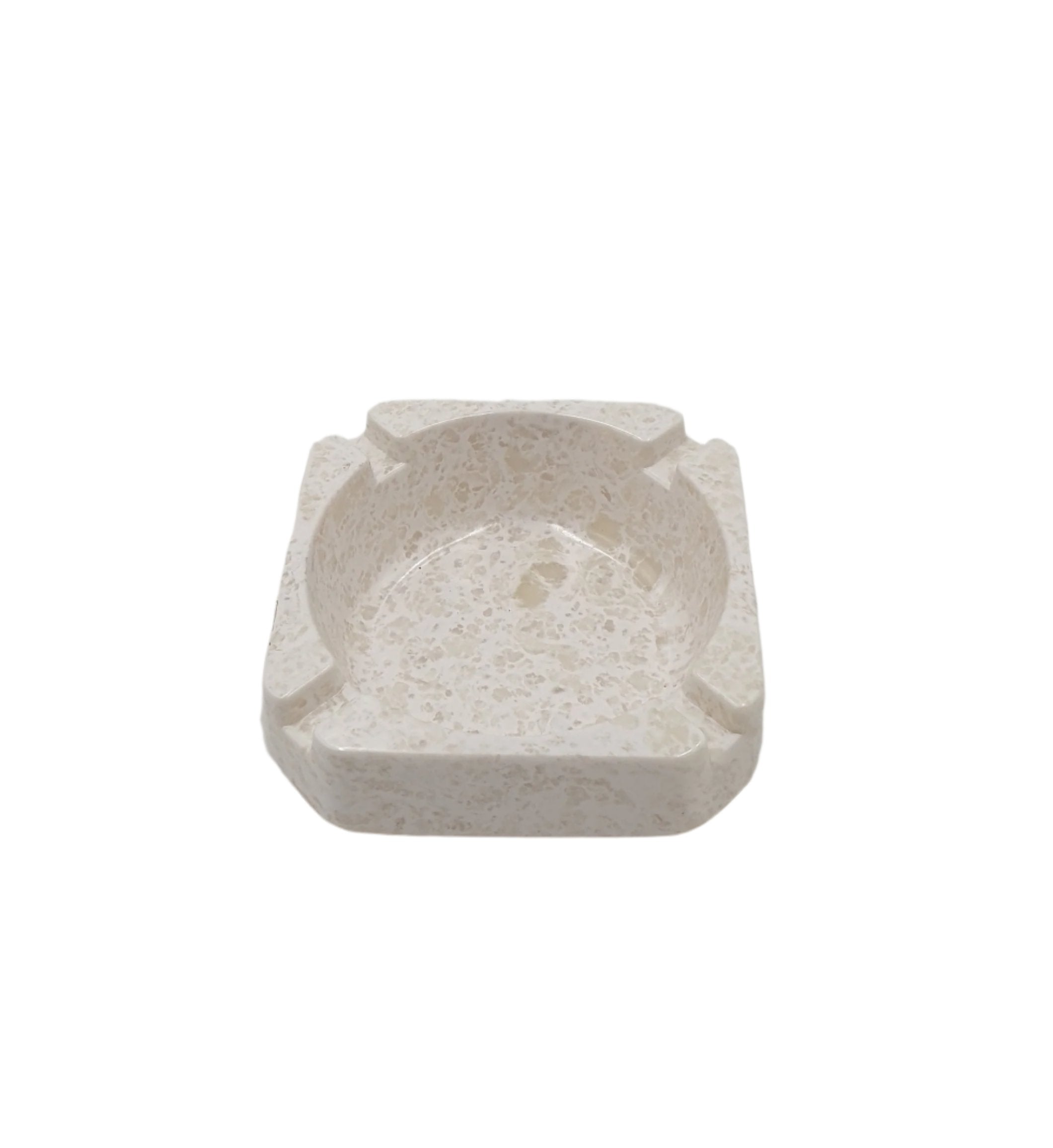 3.5 Inch Square Melamine Ashtray - Durable & Heat Resistant for Indoor & Outdoor Use - Perfect for Home, Office, or Patio Smoking Accessories