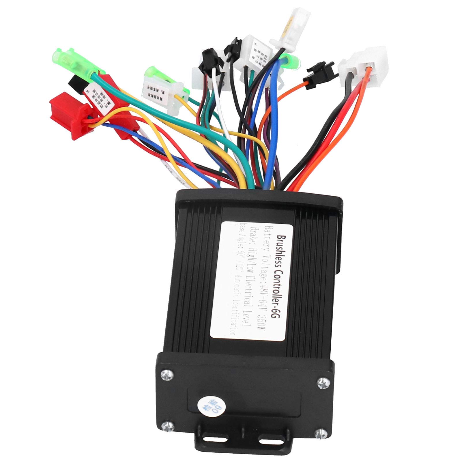 WNSC 48V-64V Low Noise Aluminum Alloy Brushless Motor Controller for E-Bike & E-Scooter - Powerful Climbing Ability, Smooth Performance - Perfect for Commuting & Off-Road Adventures