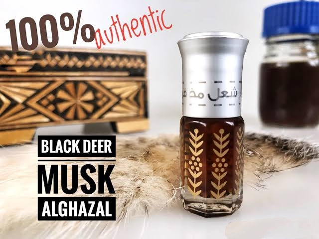 Premium 3ml Pure Tibetan Deer Musk Oil (Nafa Ghazelle Musk Al Ghazal) - Grade A+ Thick Scent for Perfume Making, Aromatherapy & Spiritual Rituals - Best Selling Luxury Fragrance Oil