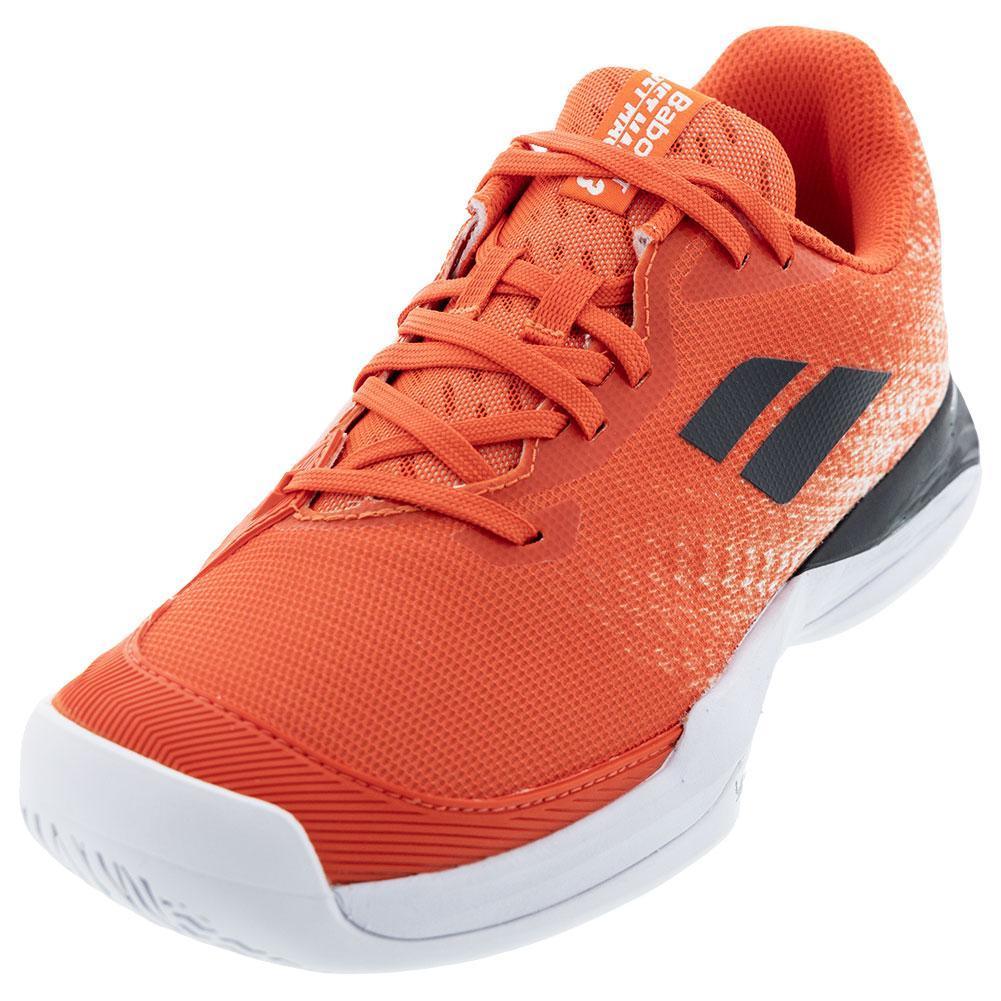 Juniors Jet Mach 3 All Court Tennis Shoes for Women & Girls - Lightweight Strike Red & White Sneakers for Tennis, Running, Gym Workouts & Casual Wear