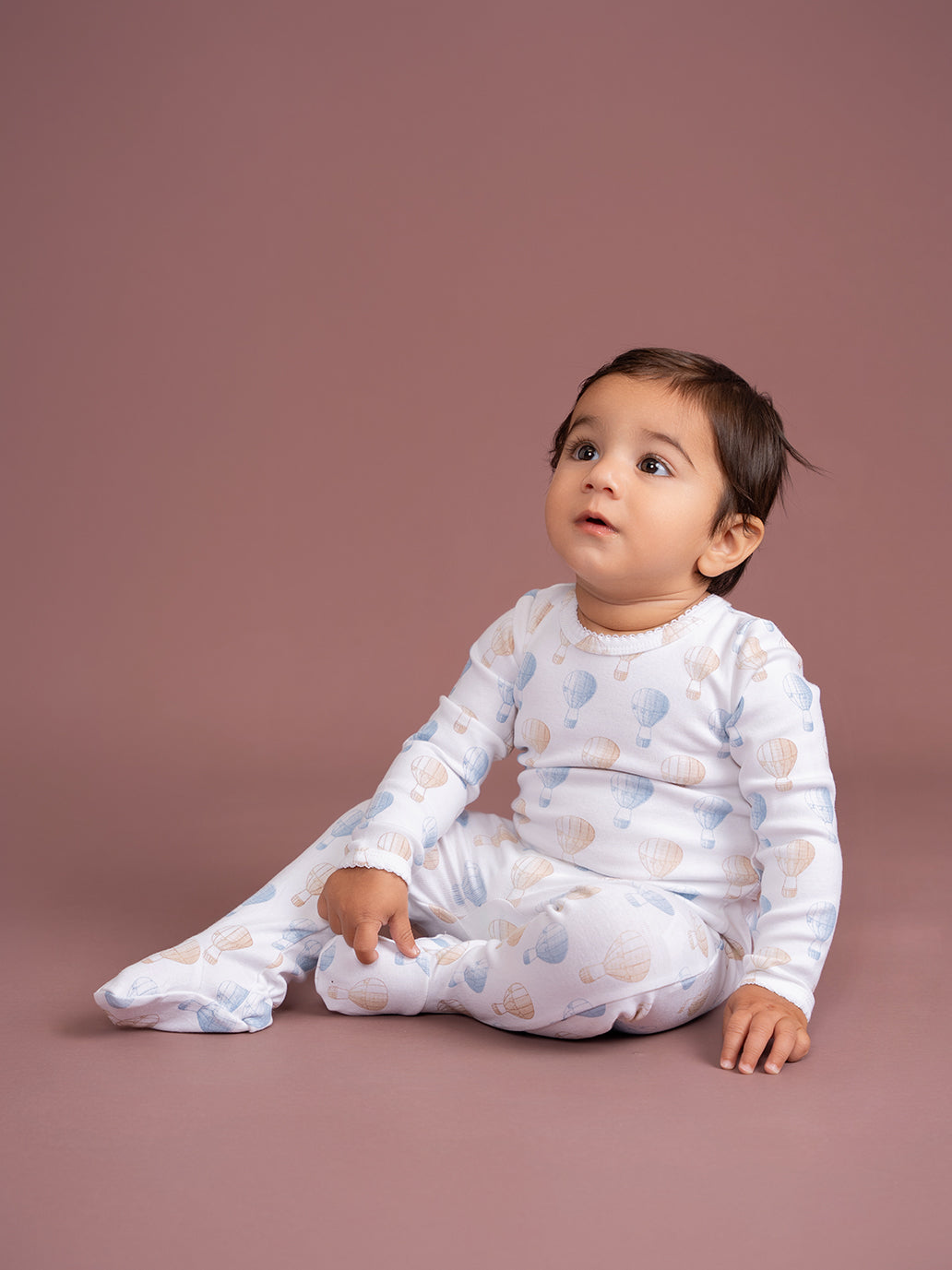 Air Balloon Printed Onesie - Soft & Comfortable Baby Romper for Boys & Girls | Perfect for Playtime, Sleepwear & Photo Shoots