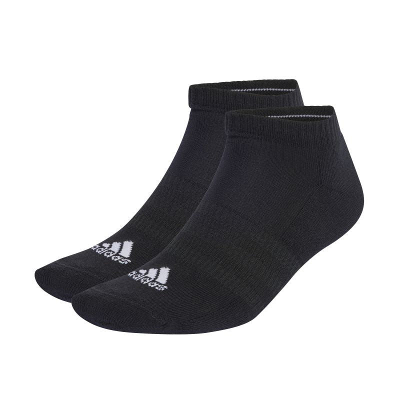 Adidas 3-Pack Cushioned Low Cut Athletic Socks for Men & Women - Running, Gym, Workout & Everyday Comfort