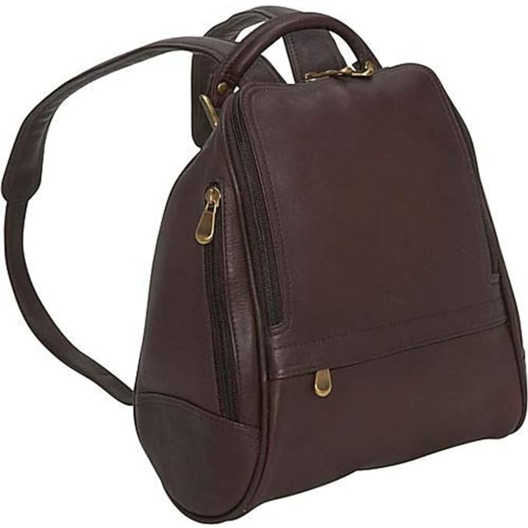 Le Donne Women's Leather Backpack Purse - Stylish Crossbody Bag for Travel & Fashion | Small Cute Backpack for Everyday Use, Work & Weekend Outings