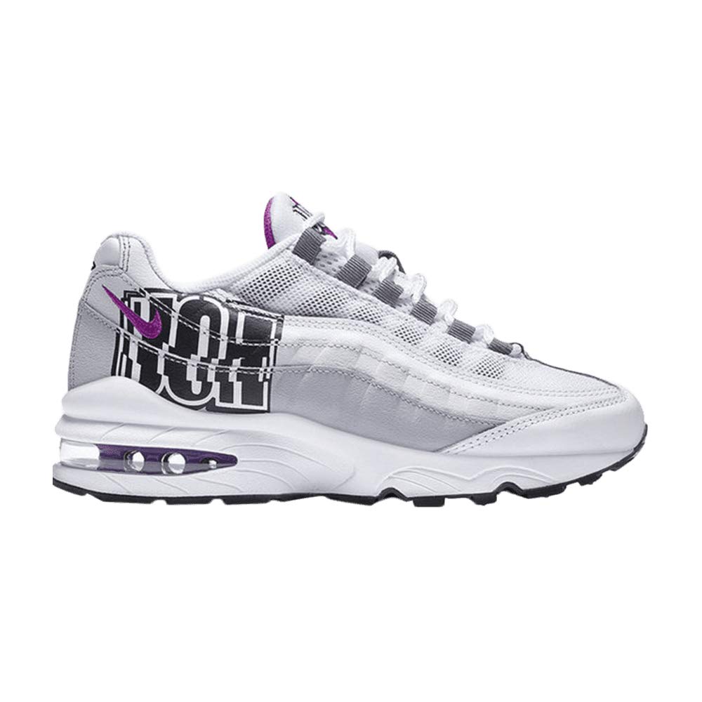 Nike Air Max 95 GS Big Kids Running Shoes - Size 6 (BV4368-100) | Comfortable Sneakers for School, Sports & Everyday Wear