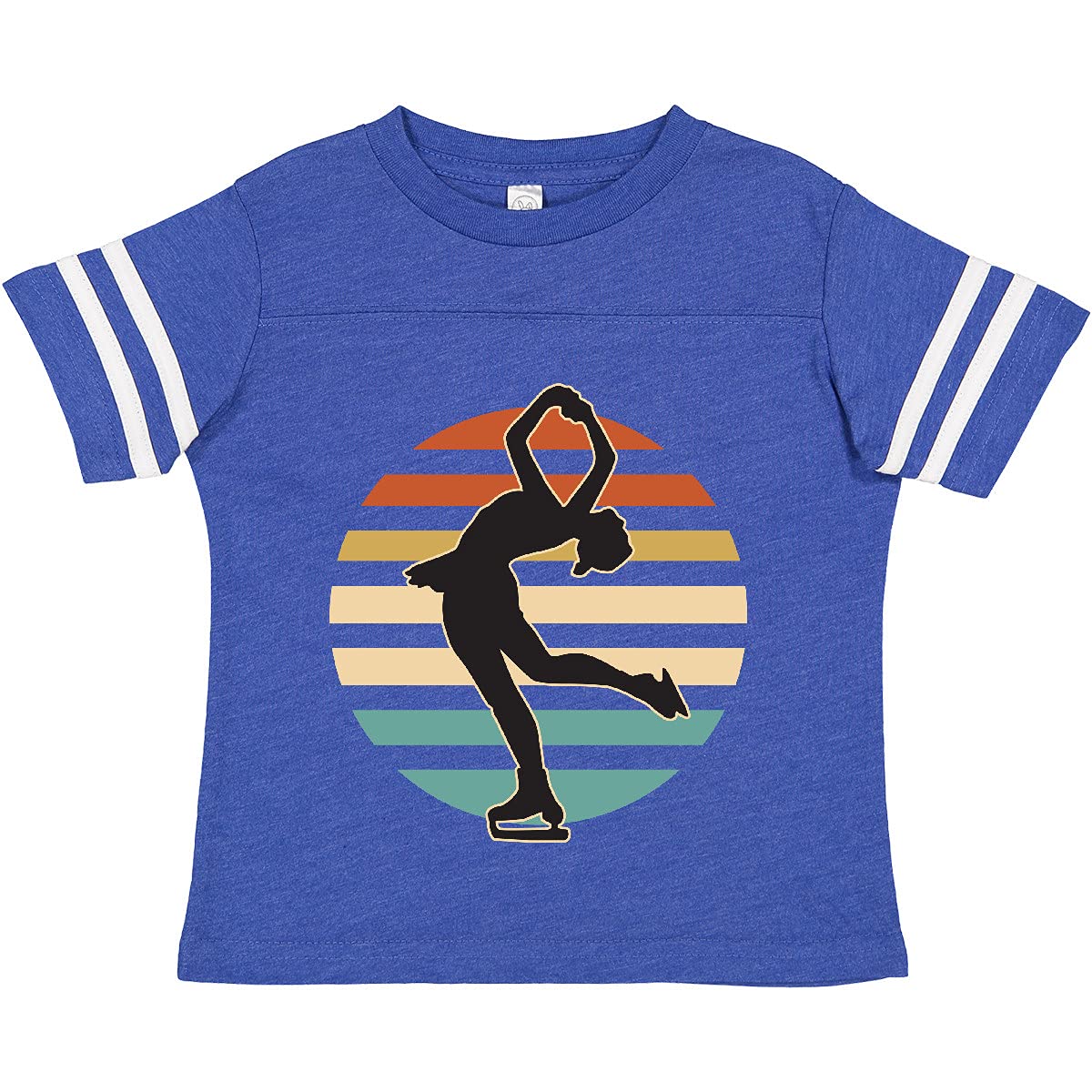 Inktastic Ice Skating & Ice Dancing Toddler T-Shirt - Cute Graphic Tee for Kids Winter Sports & Playtime