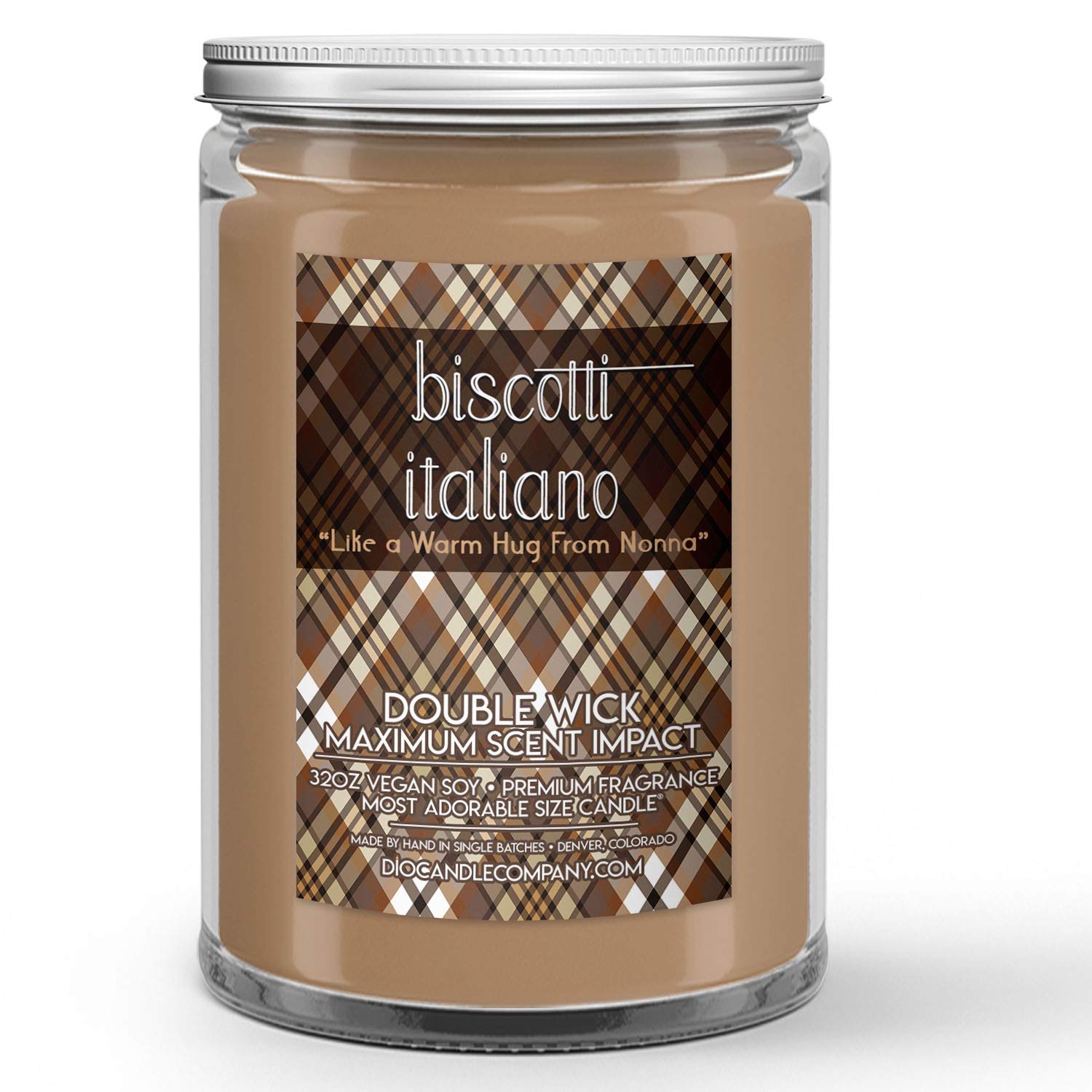 Italian Biscotti Scented Soy Candle (32oz) - Pecan Almond Cookies Fragrance for Home, Kitchen & Relaxation - Perfect for Gifts, Aromatherapy & Cozy Evenings