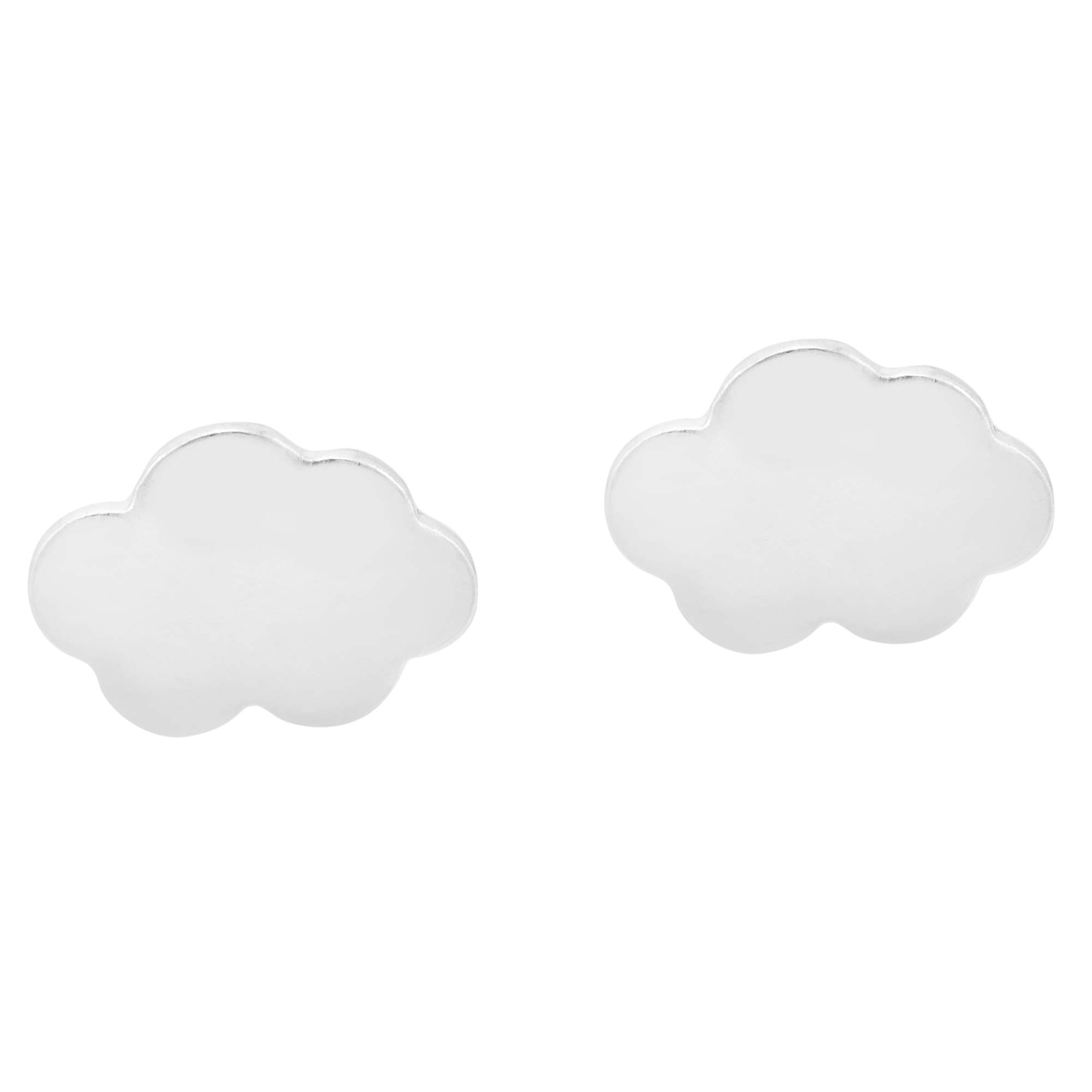 AeraVida Dreamy Little Cloud Puff .925 Sterling Silver Stud Earrings for Women | Hypoallergenic Cute Cloud-Shaped Jewelry | Perfect Gift for Birthday, Anniversary & Everyday Wear