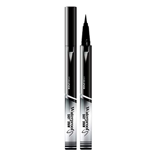 Waterproof & Sweat-Proof Quick Drying Eyeliner Pen - Long Lasting Smudge-Proof Liquid Eyeliner for Magnetic Lashes - Perfect for Gym, Swimming & All-Day Wear