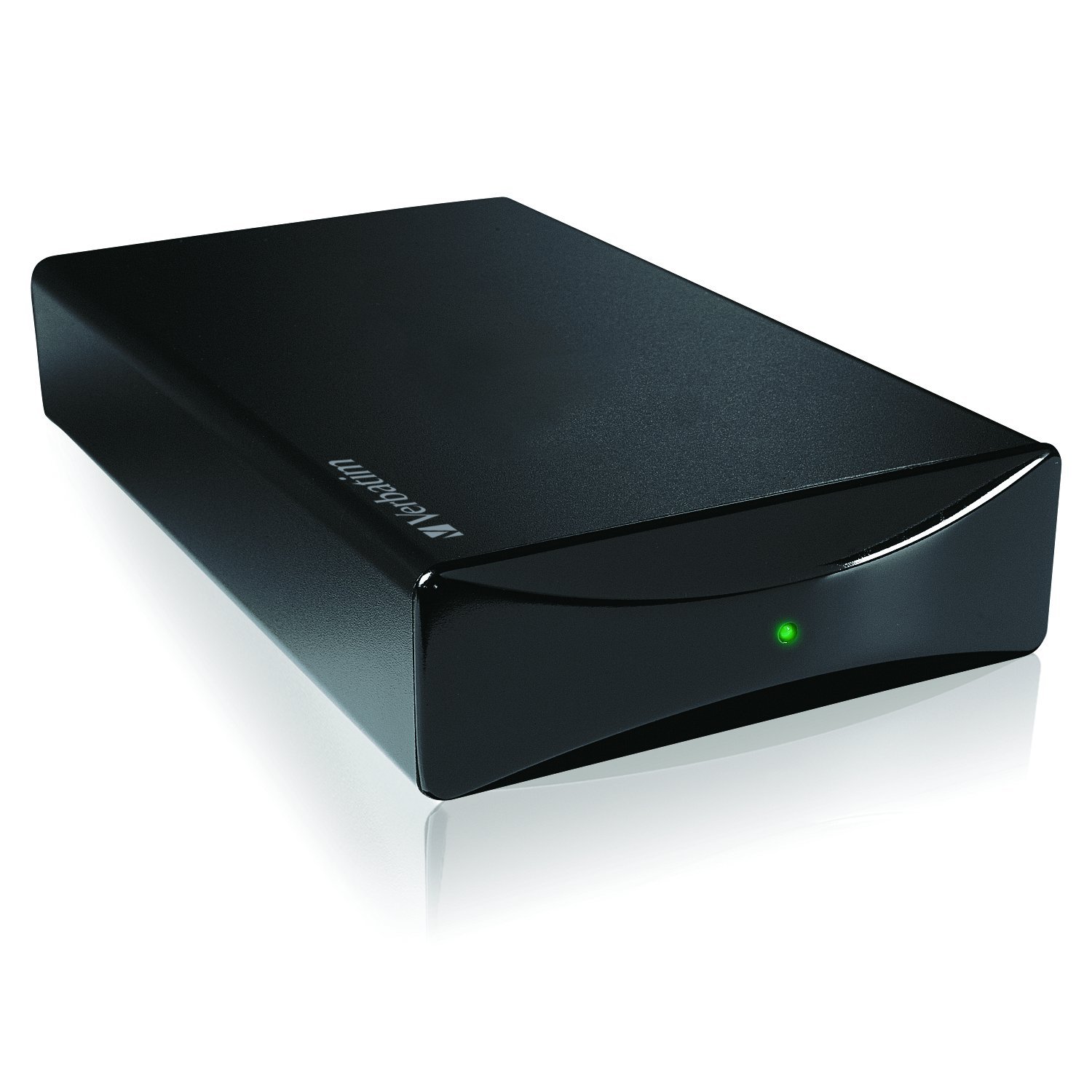 Verbatim 500GB USB 2.0 External Hard Drive - Portable Storage for PC, Mac, Laptop - Backup Photos, Videos, Music - Plug & Play Desktop HDD (Black) - Perfect for Home Office, Gaming & Data Backup