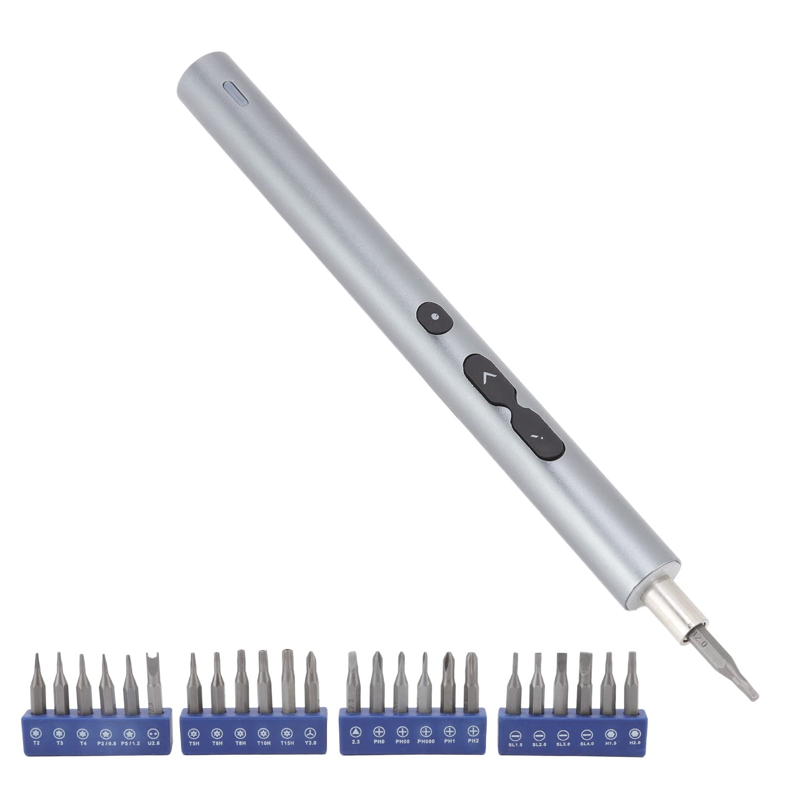 Mini Electric Screwdriver Set - Cordless Power Tool with 3.7V Rechargeable Battery & Aluminum Alloy Body for Home Repair, DIY Projects, Electronics Assembly, and Furniture Building - Perfect for Handymen & Home Improvement