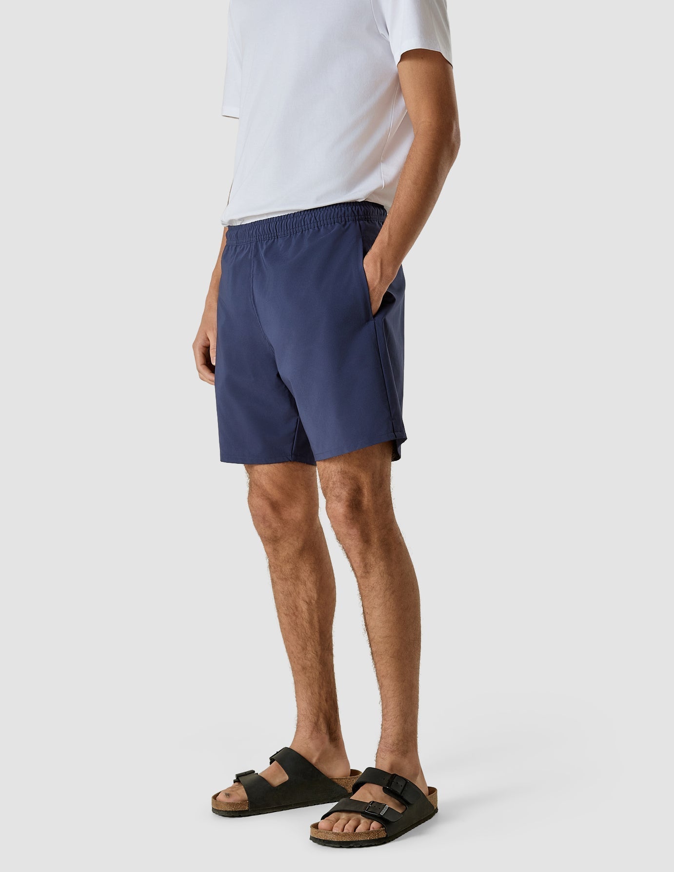 Men's Quick-Dry Swim Shorts - Navy Blue - Comfortable & Stylish for Beach, Pool, and Water Sports