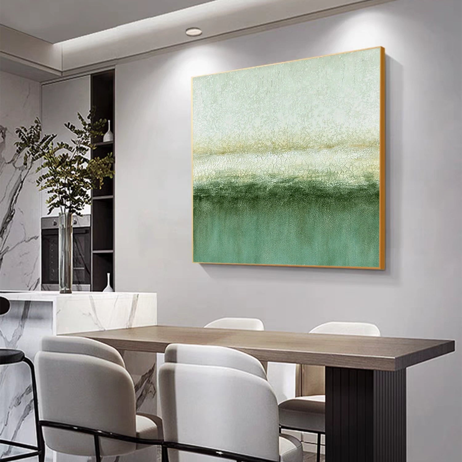 Abstract Painting #AB 428 - Modern Wall Art for Home & Office Decor | Unique Handmade Canvas Artwork for Living Room, Bedroom & Workspace