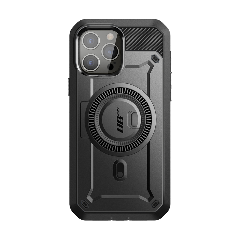 iPhone 15 Pro Max 6.7 Inch Unicorn Beetle Pro Mag Rugged MagSafe Case - Gun Metal | Shockproof Protective Cover with Built-in Screen Protector | Perfect for Outdoor Adventures, Construction Work & Extreme Sports