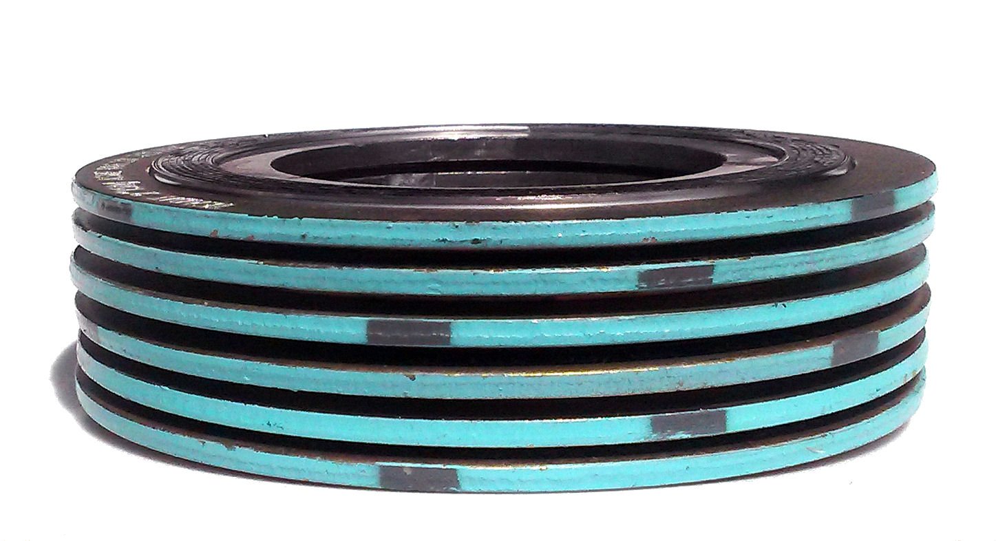 Teadit 9000IR1500321GR1500X6 Spiral Wound Gasket with 321 Stainless Steel Inner Ring | 1-1/2