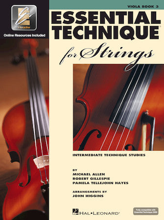 Essential Technique for Strings - Viola Book 3 with EEi: Comprehensive Method for Intermediate Viola Players - Perfect for School Orchestras, Private Lessons & Home Practice