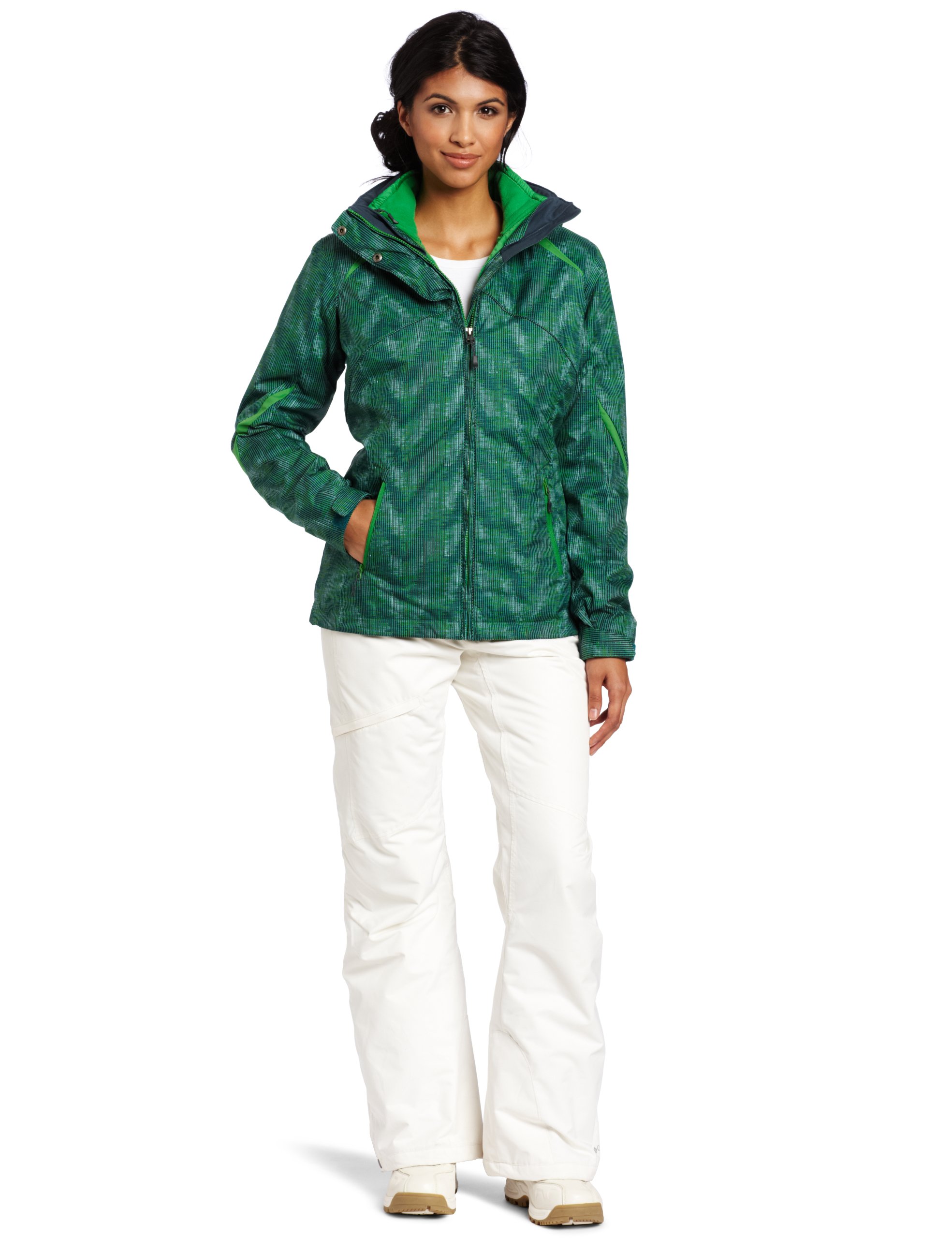 Columbia Women's Bugaboo Interchange Jacket - Waterproof & Breathable 3-in-1 Winter Jacket for Hiking, Skiing & Outdoor Adventures