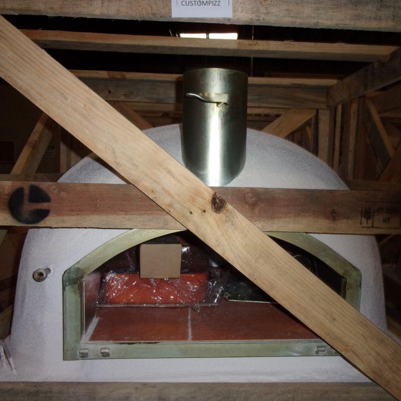 Professional Pizzaioli Custom Brick Wood Pizza Oven for Outdoor Cooking - Perfect for Backyard, Patio, and Italian-Style Pizza Making